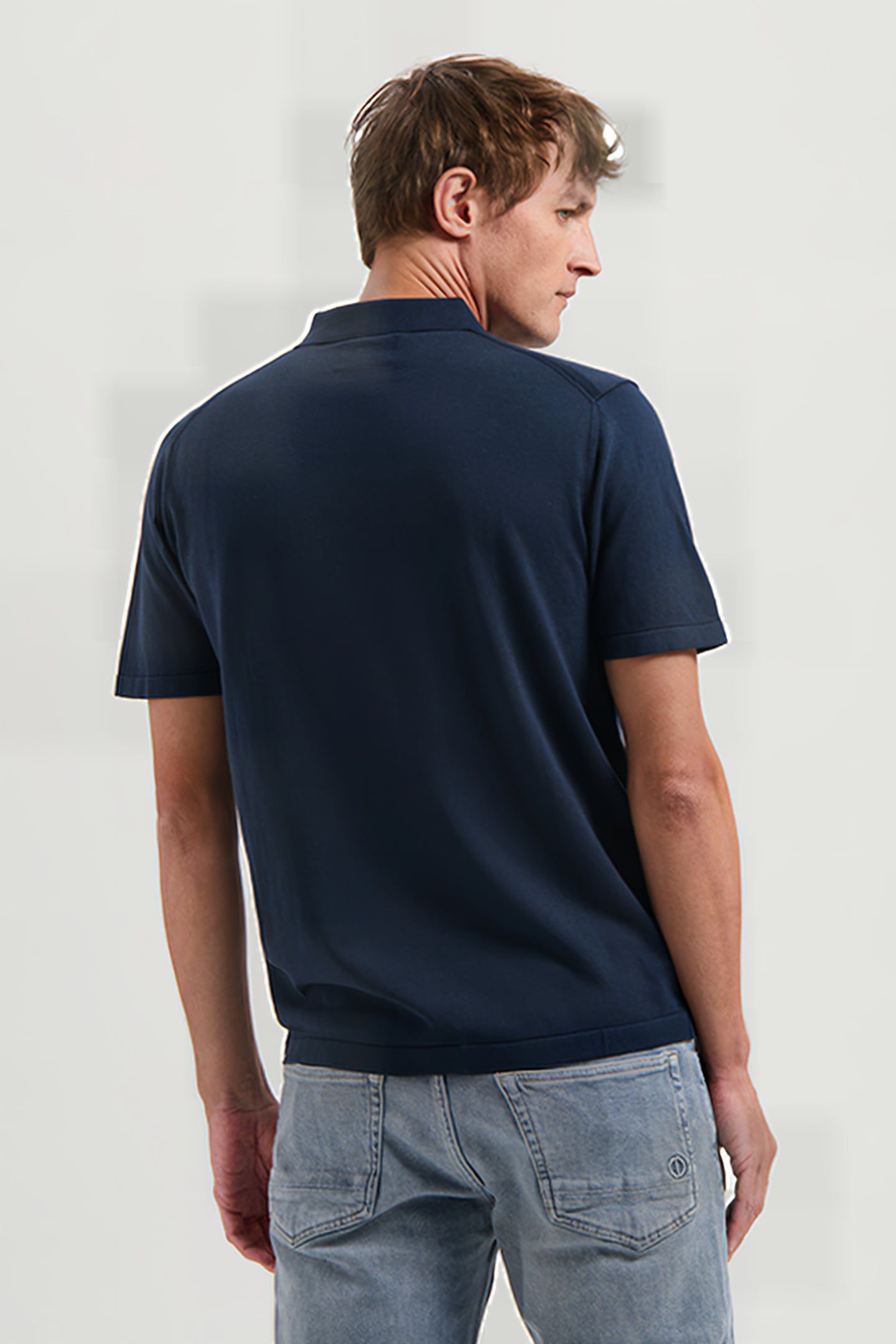 DS_DORIAN ZIP POLO DK. NAVY 2