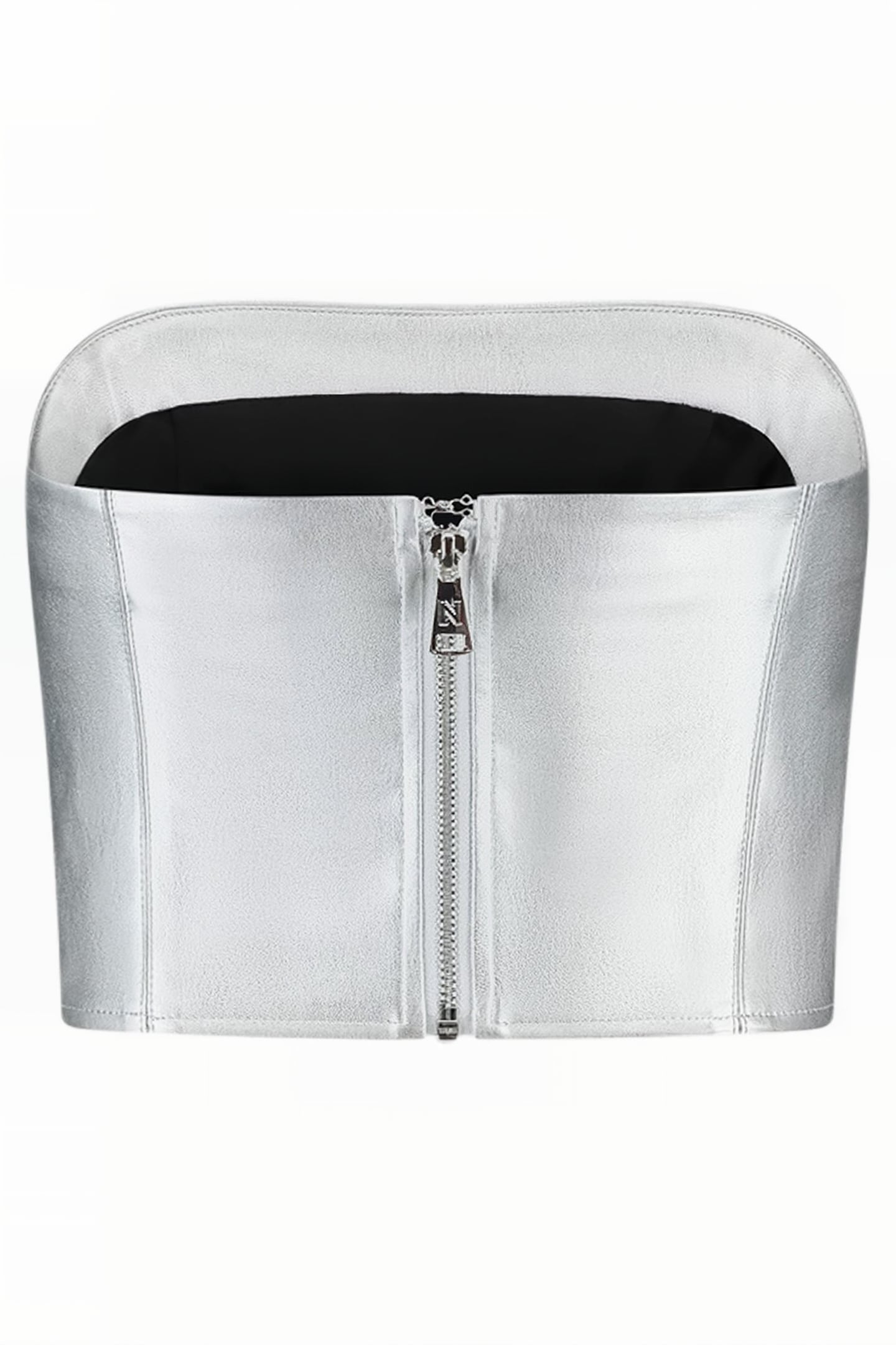 SILVER BANDEAU TOP SILVER 2