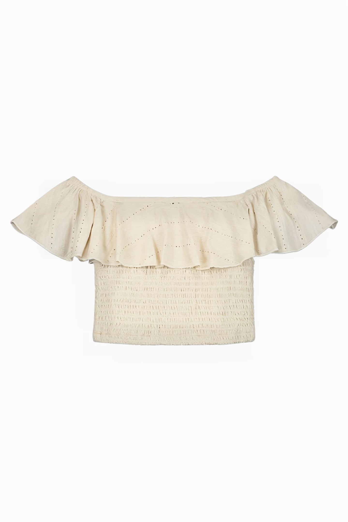 BRODERIE TOP WARM DUST 2