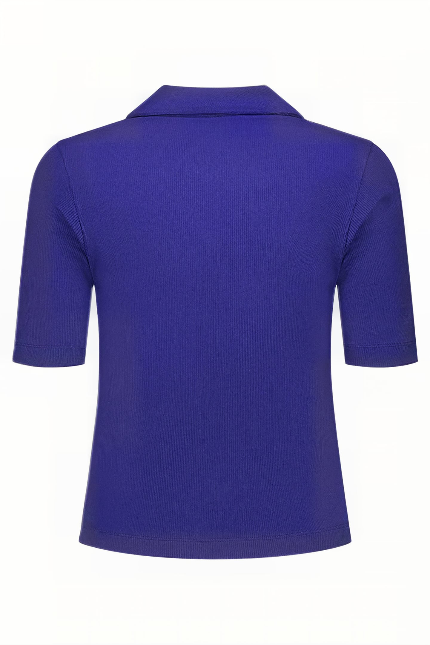 RIB BUTTON T-SHIRT MIDNIGHT BLUE 2