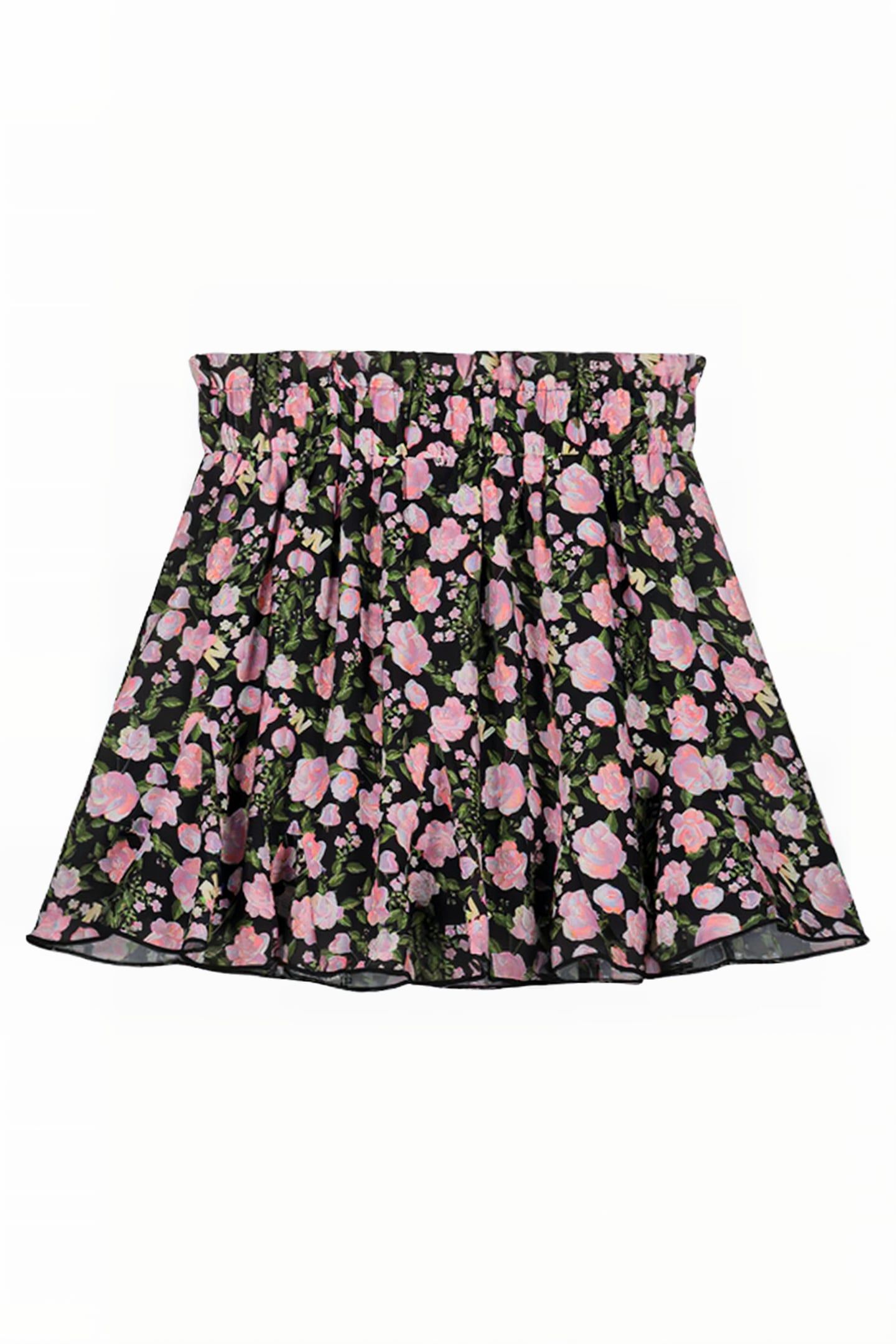 ILONA SKIRT BLACK/MULTI COLOR 2