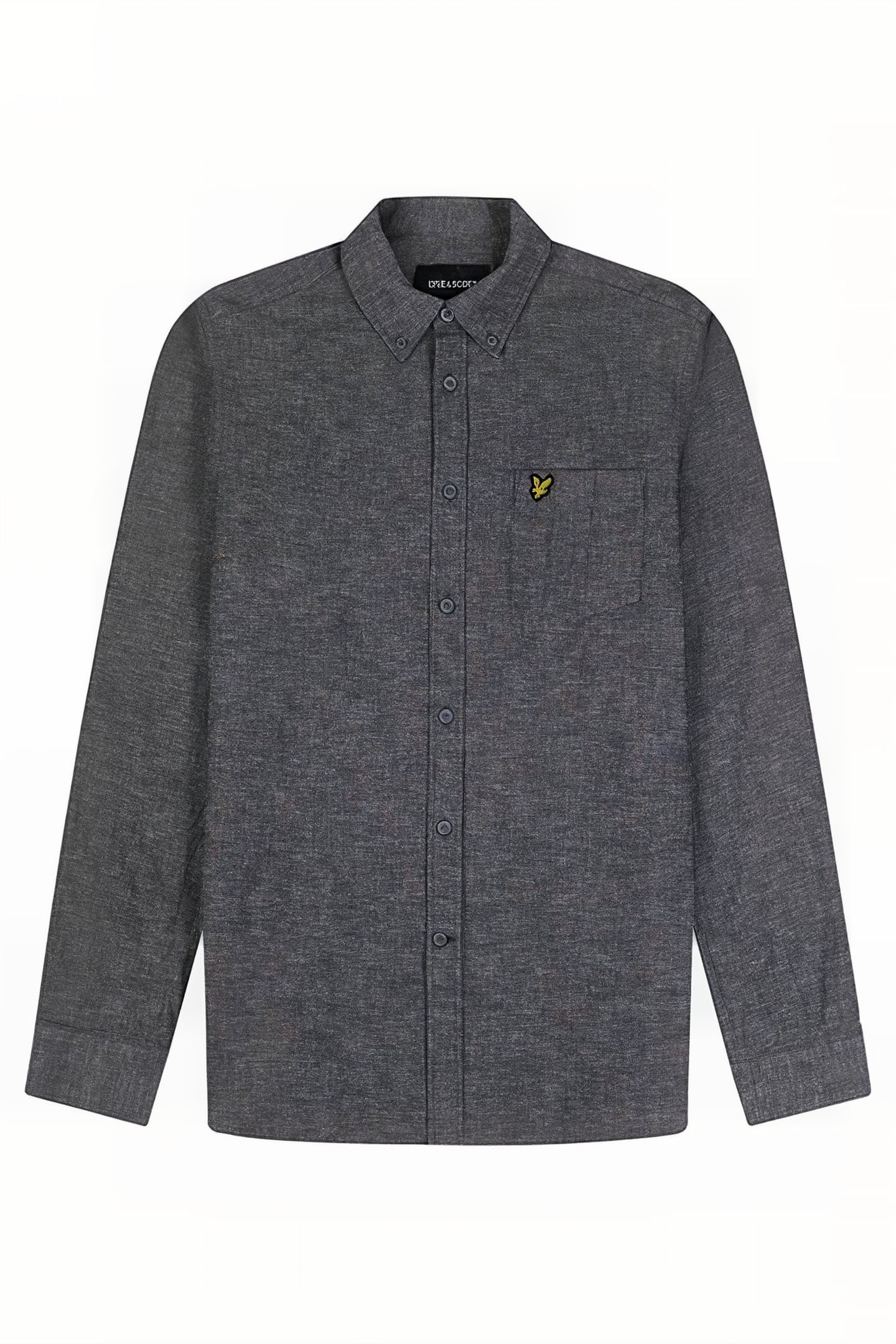 COTTON LINEN BUTTON DOWN SHIRT DARK NAVY 3