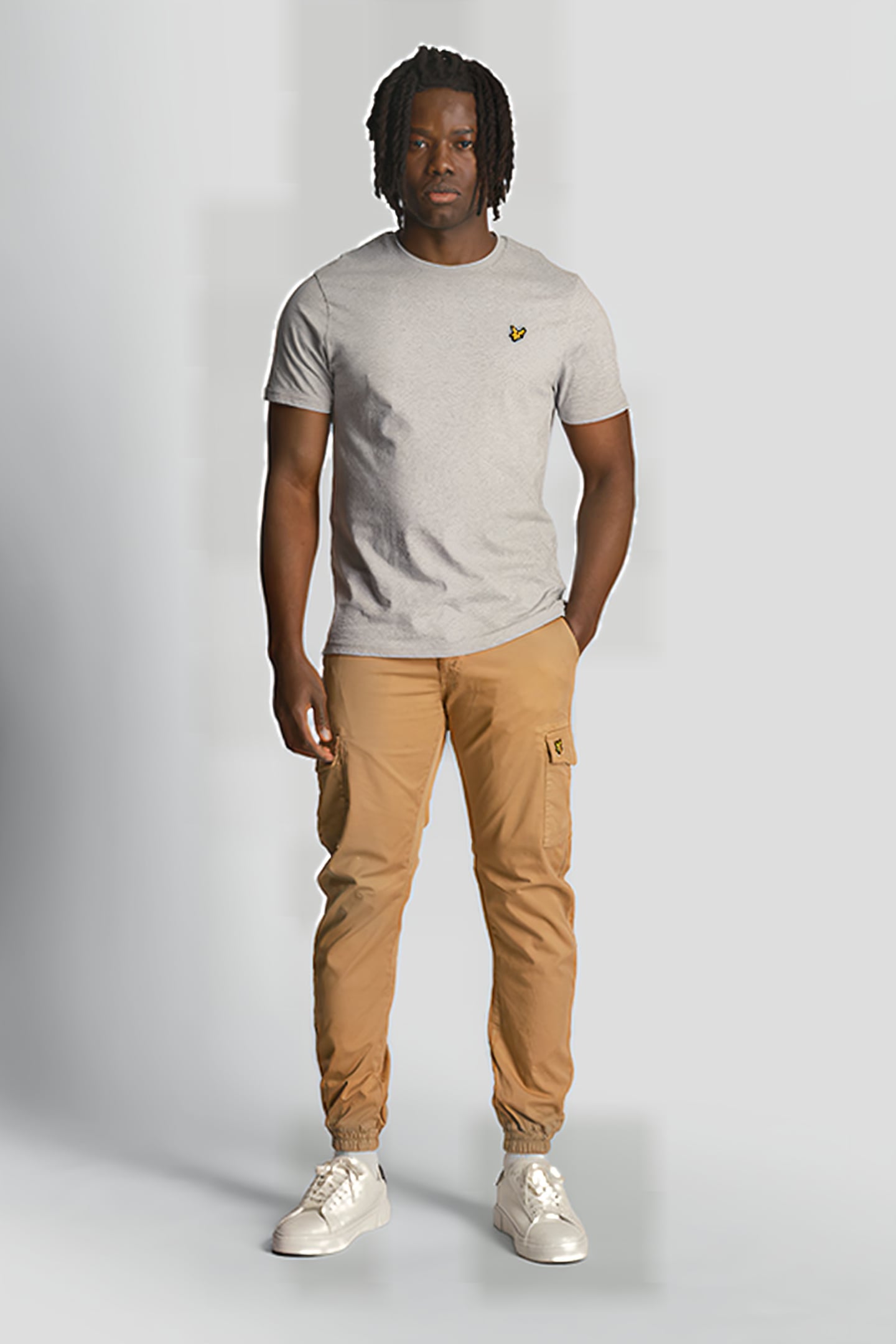 UPTON PARK CARGO TROUSERS BEIGE 1