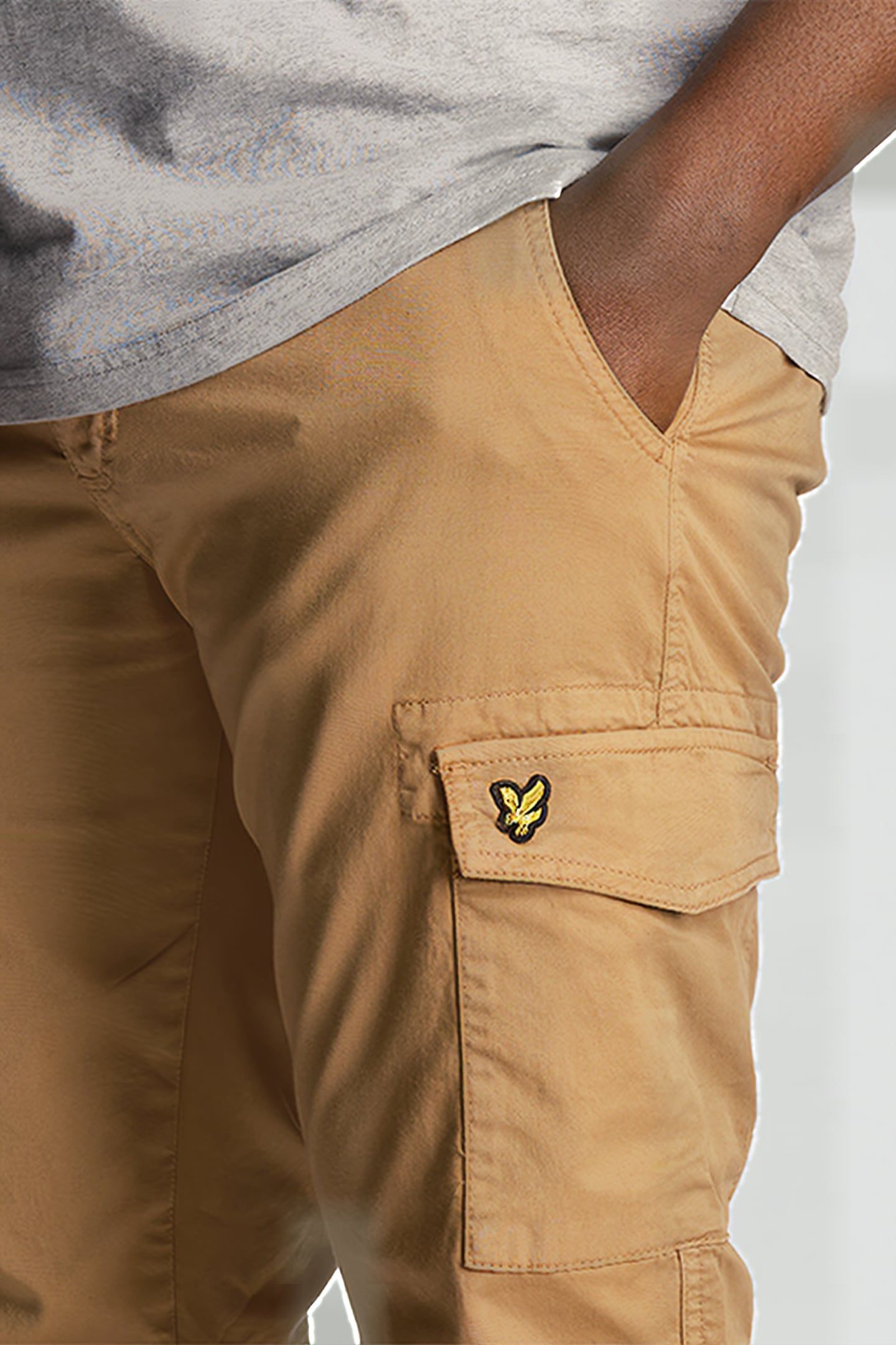 UPTON PARK CARGO TROUSERS BEIGE 4