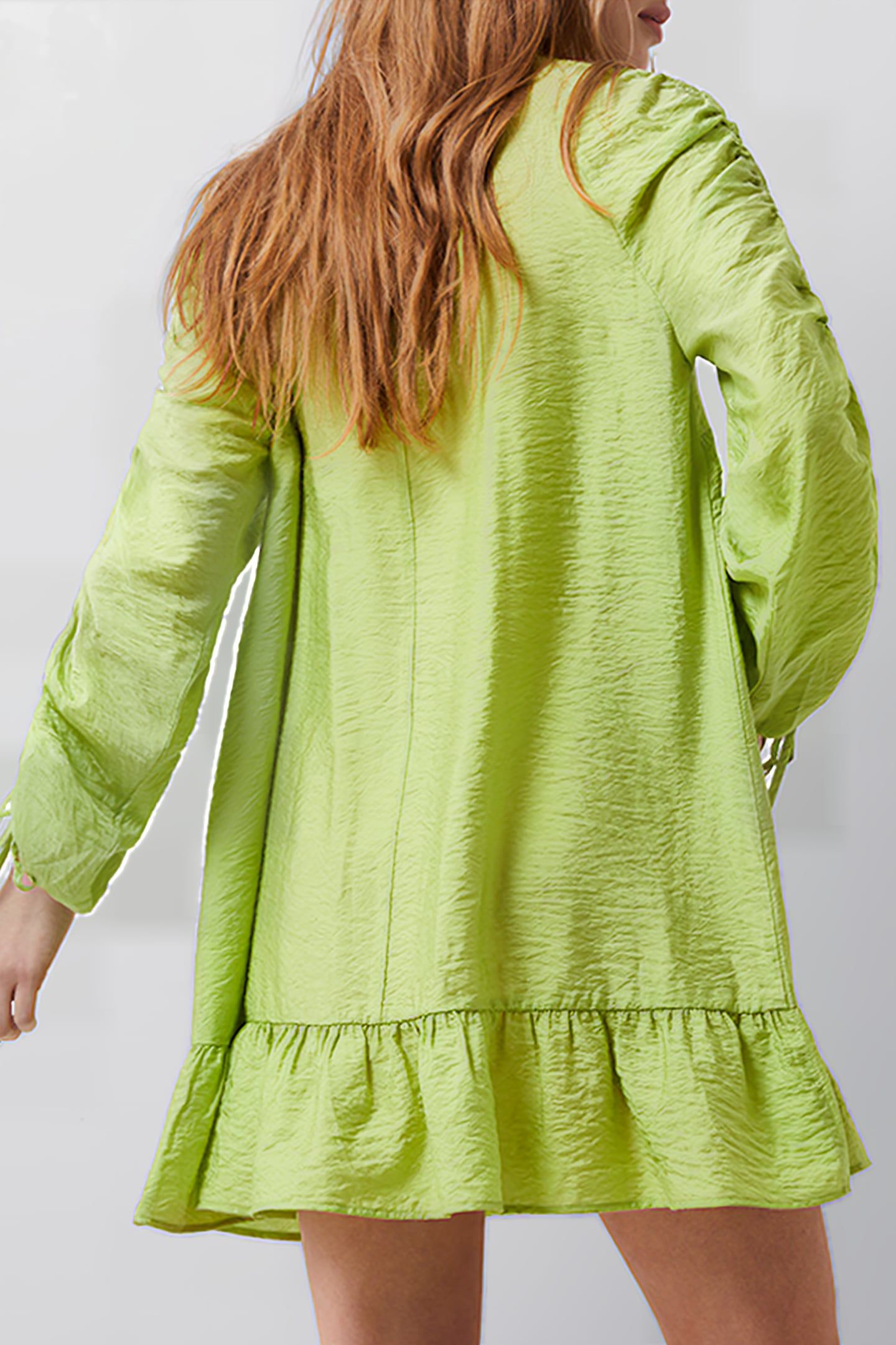 FARON DRAPE DRESS WASABI 2