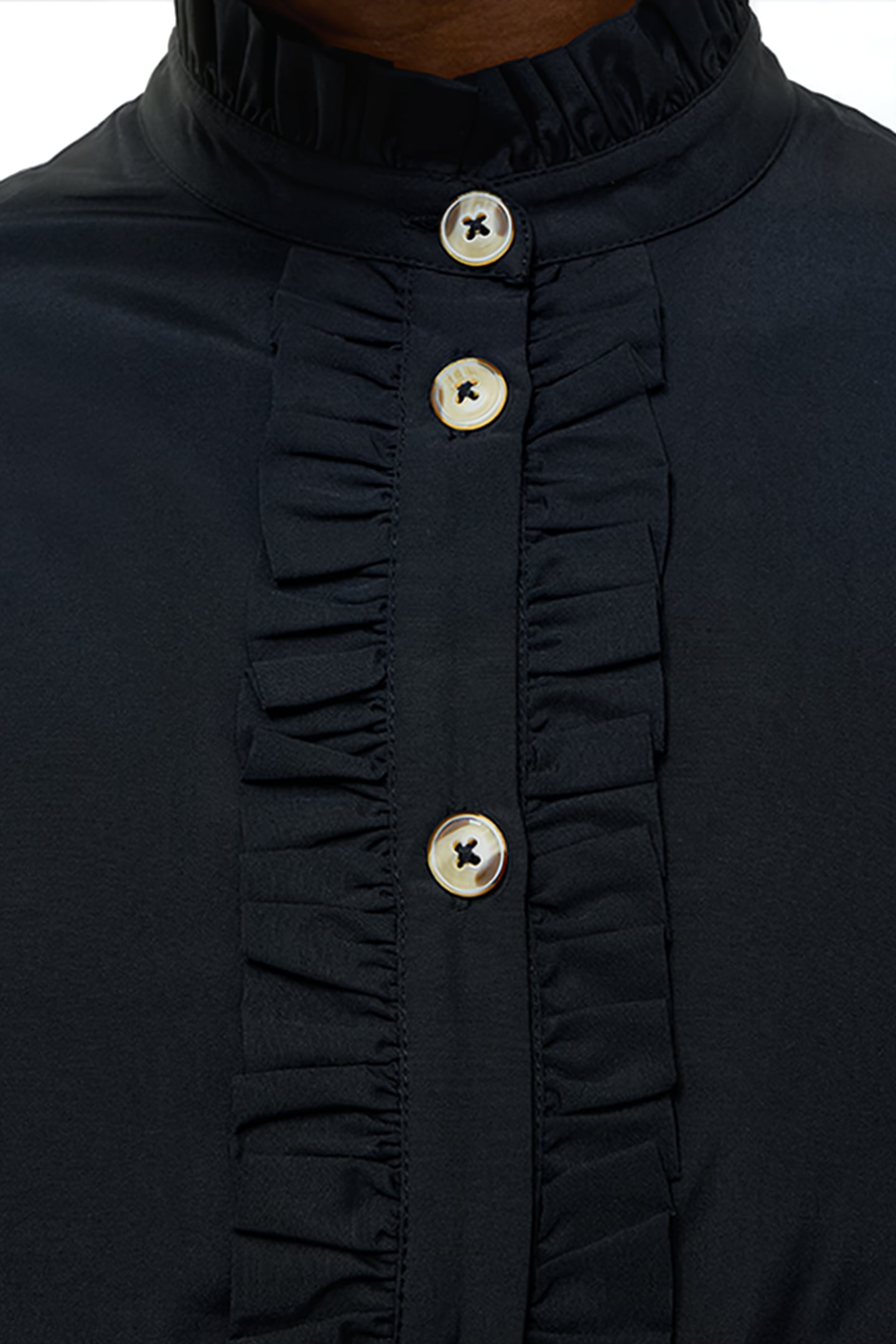 FRILL PLAYSUIT BLACK 4