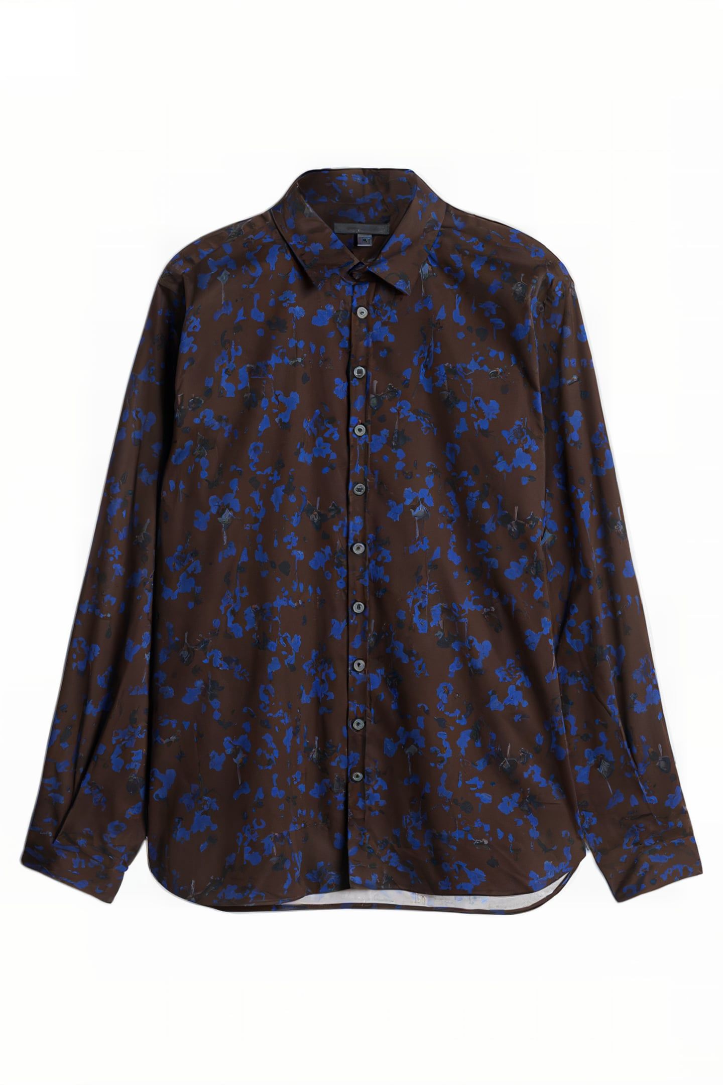 MULTI BUTTON SLIM FIT SHIRT ESPRESSO 2