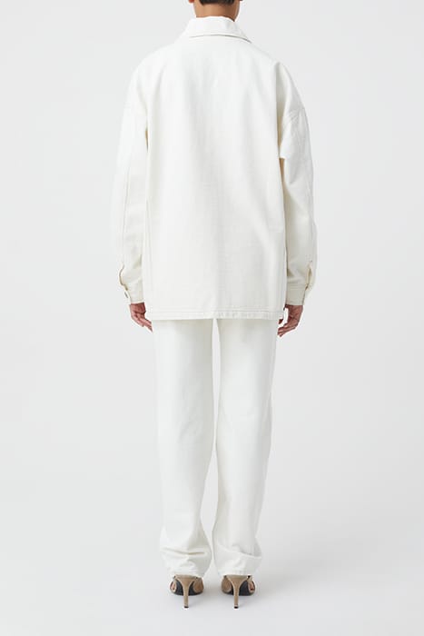 JACKET WITH SEAMING DETAILS JACKETS & COATS CREME 3