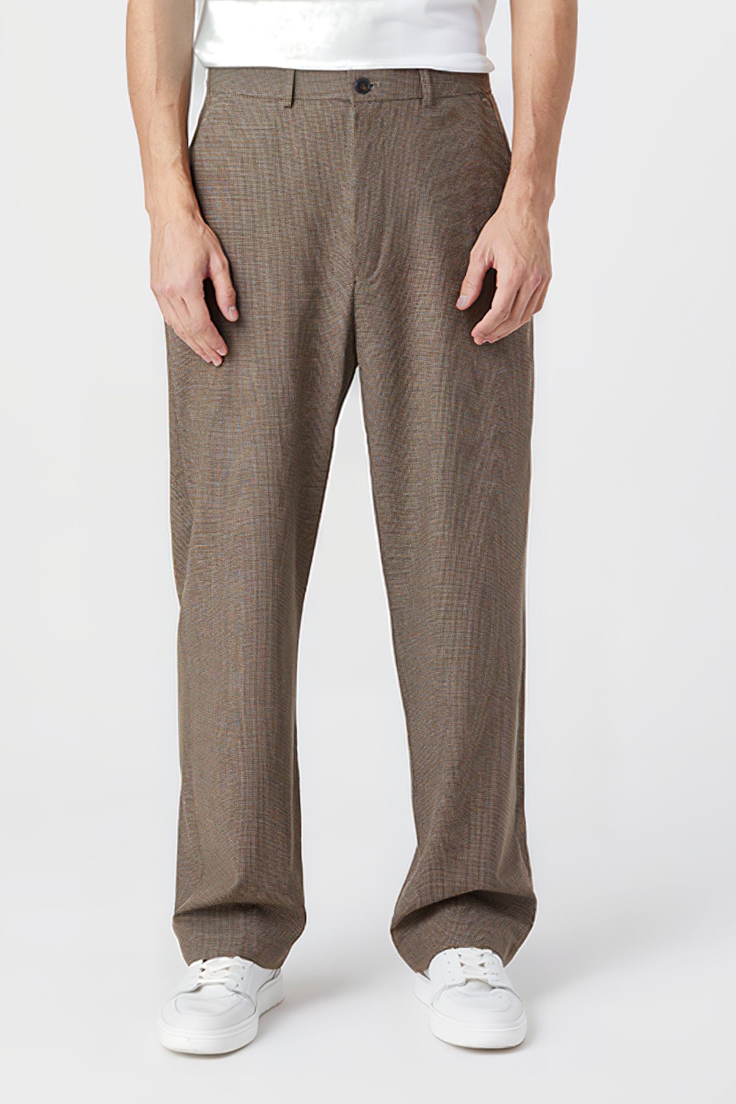 LIVINGTON WIDE PANTS CHINO BEIGE 1