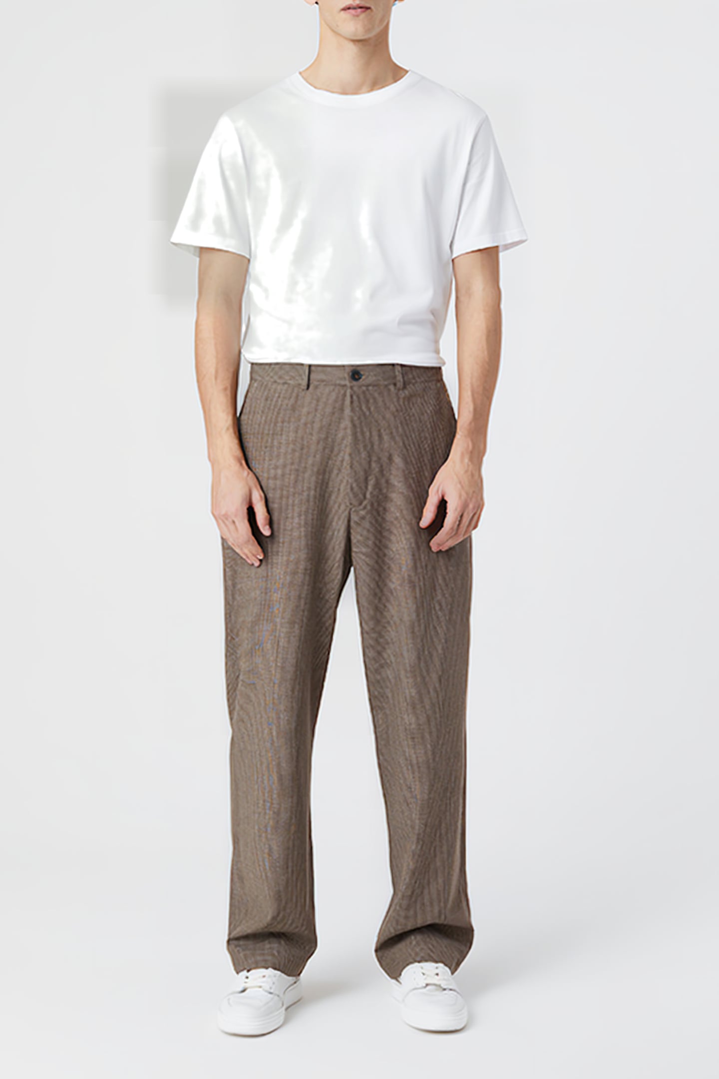 LIVINGTON WIDE PANTS CHINO BEIGE 3
