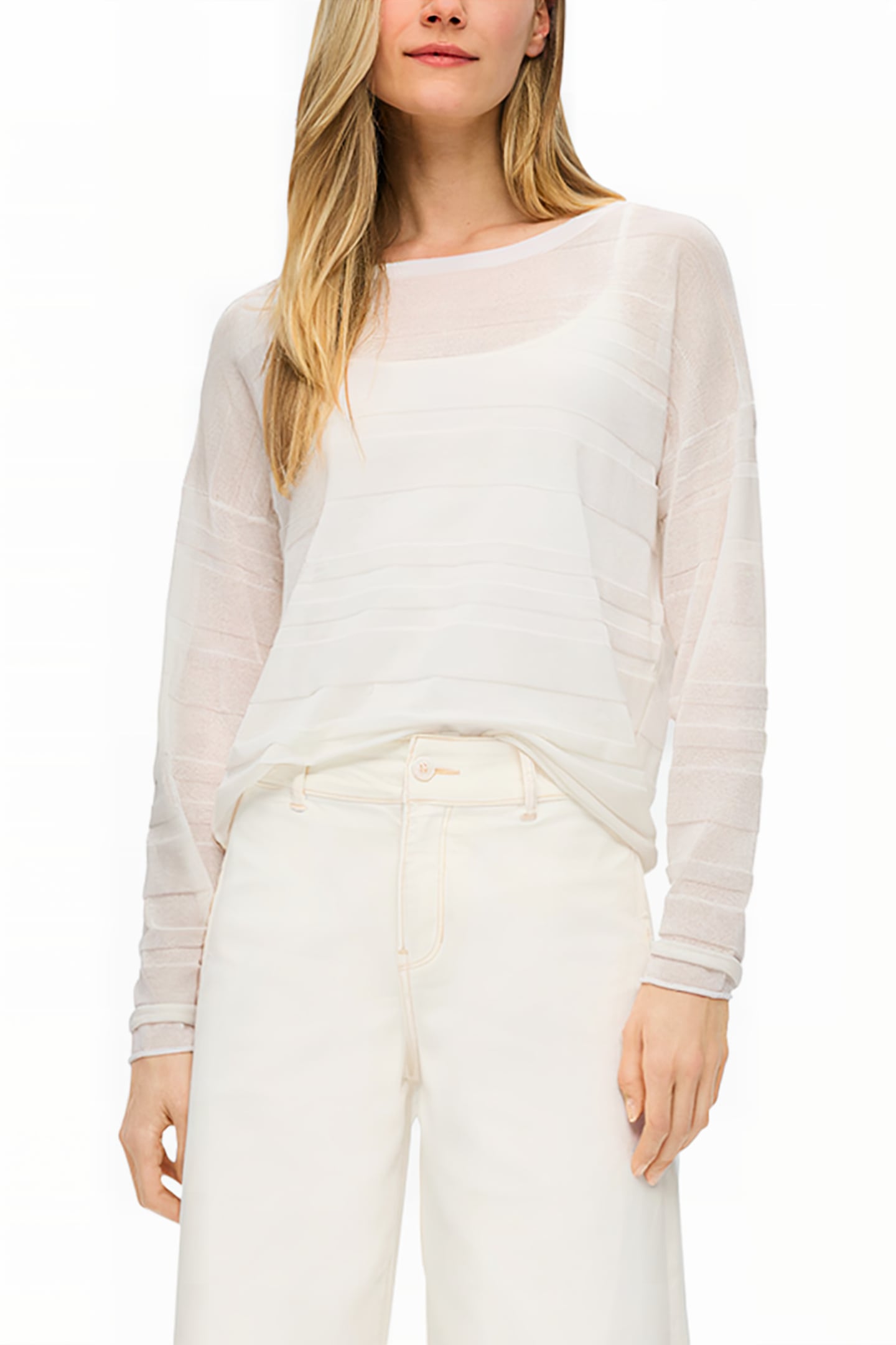 S.OLIVER PULLOVER OFF-WHITE 1
