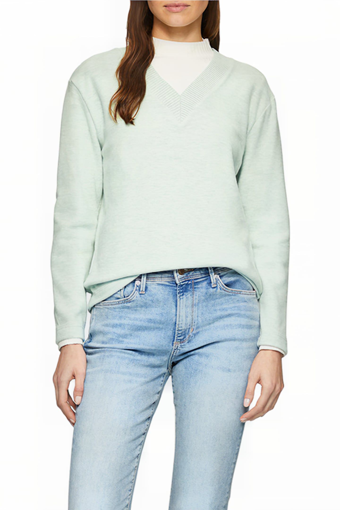 S.OLIVER SWEATSHIRTS BLUE PETROL 1