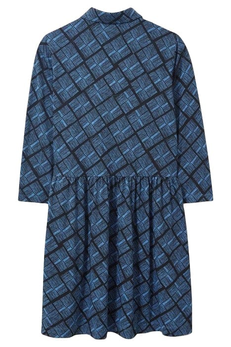 EVERLY JERSEY SHIRT DRESS BLACK MULTI 3
