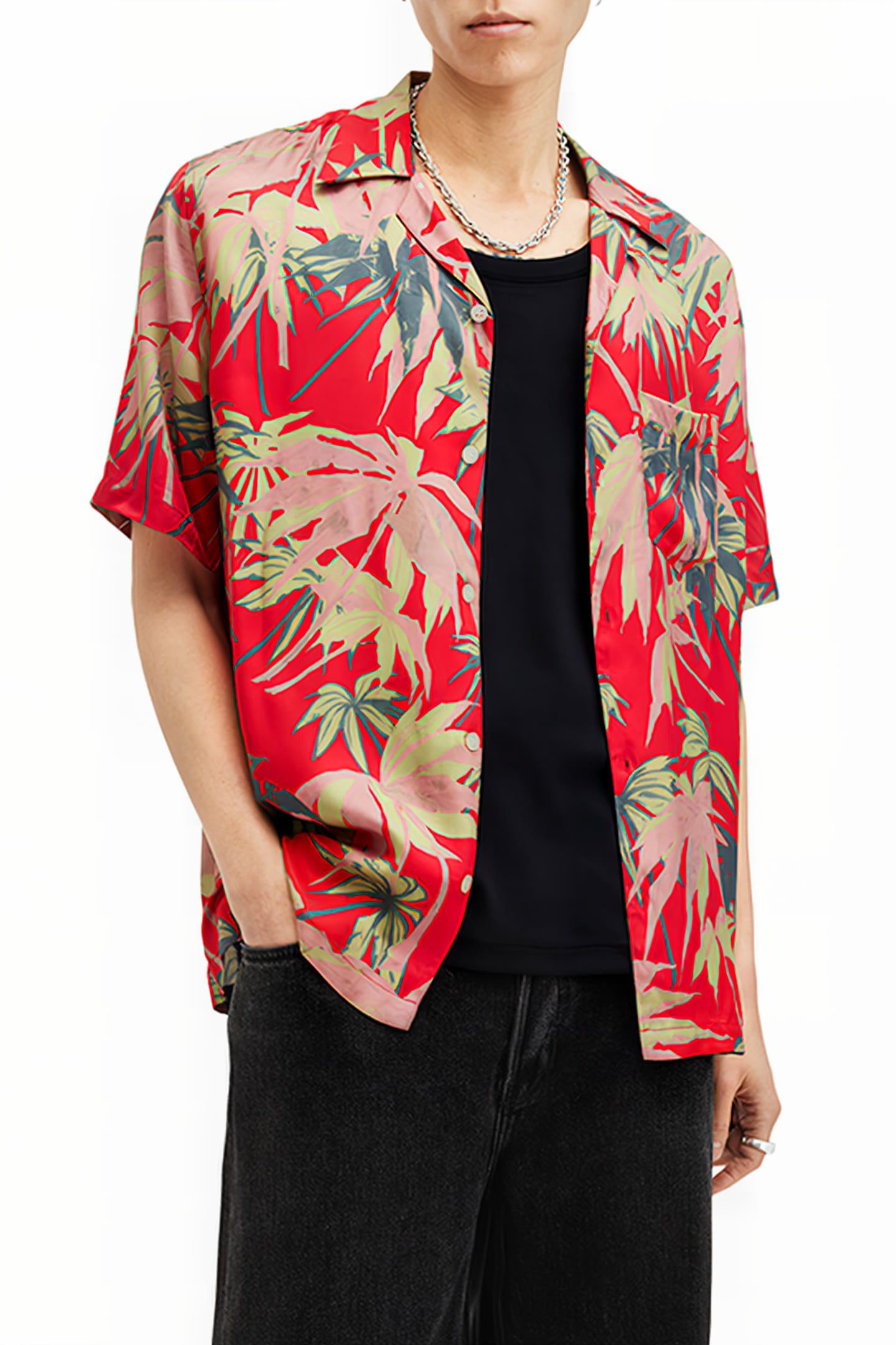 HUDSONY SS SHIRT SCARLETT RED 5