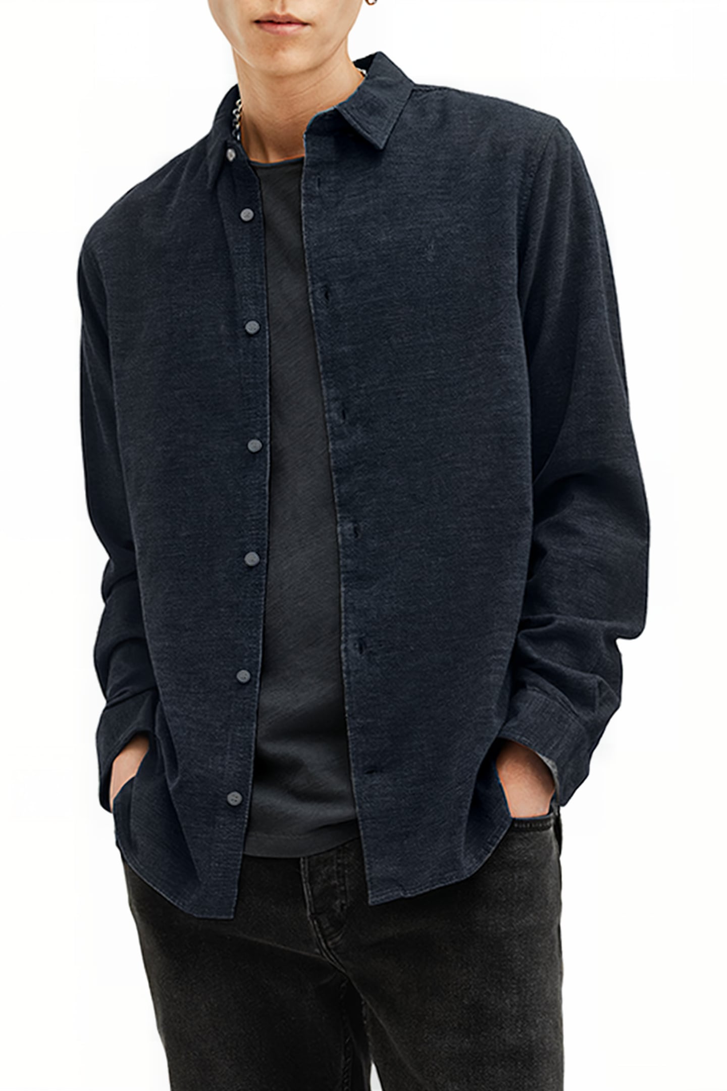 LORELLA LS SHIRT NITE BLUE 1