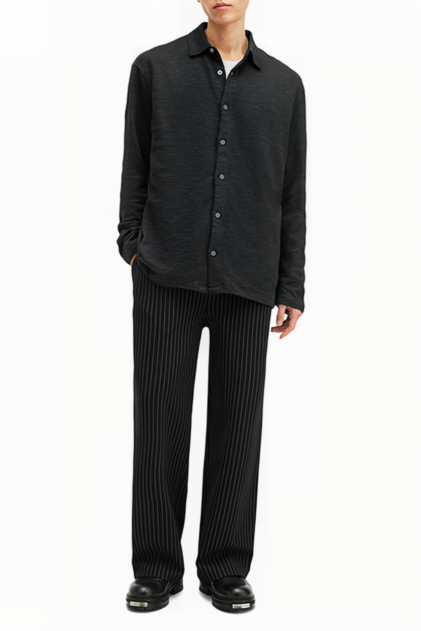 FOSTER LS SHIRT JET BLACK 3