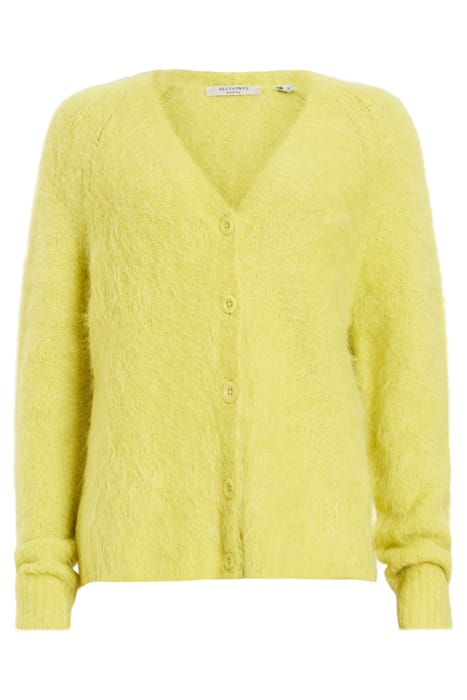VORTEX CARDIGAN ELECTRIC YELLOW 4