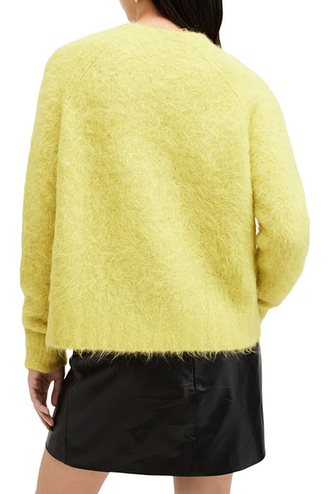 VORTEX CARDIGAN ELECTRIC YELLOW 2