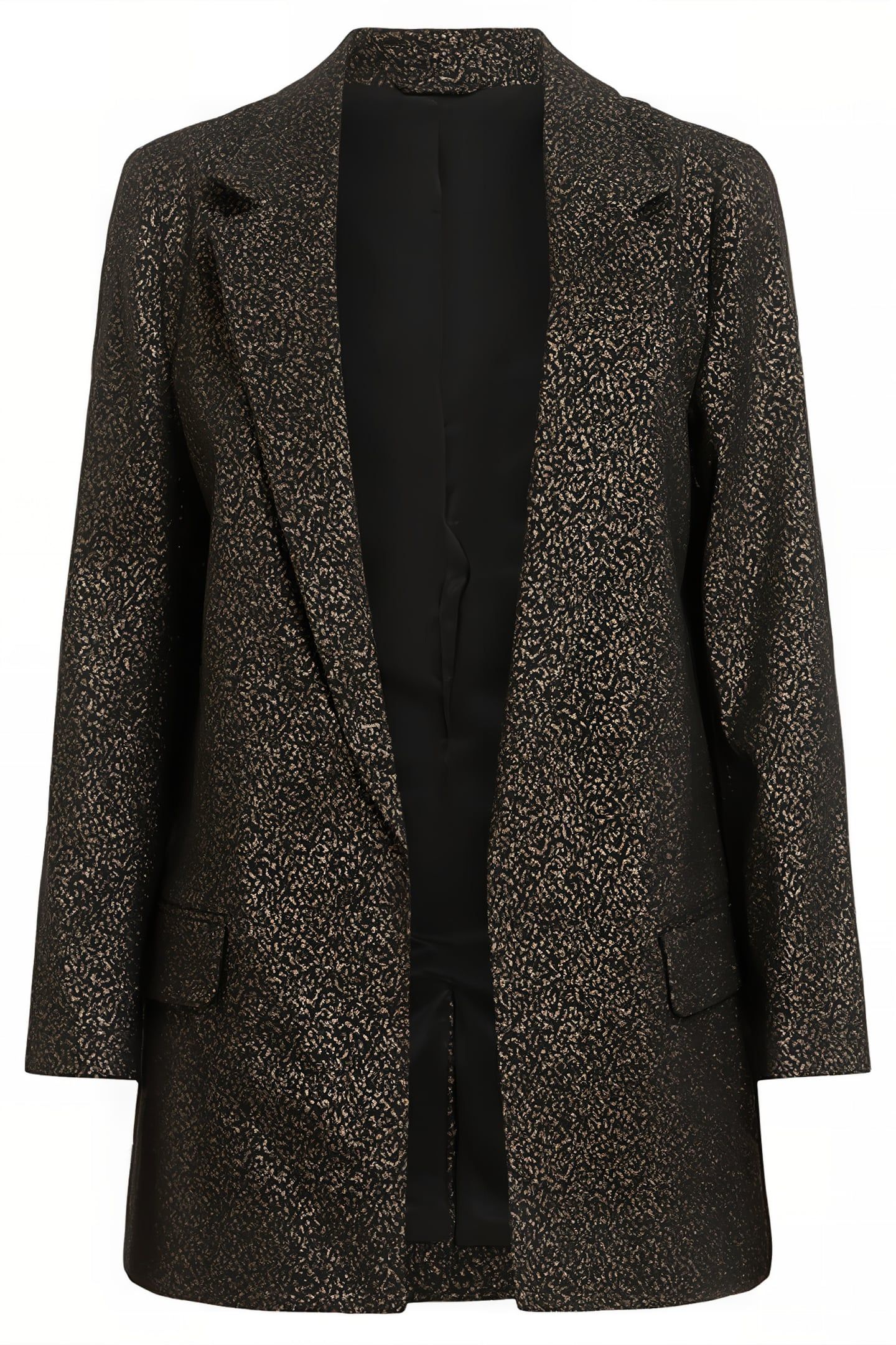 ALEIDA LUX BLAZER BLACK/GOLD 4