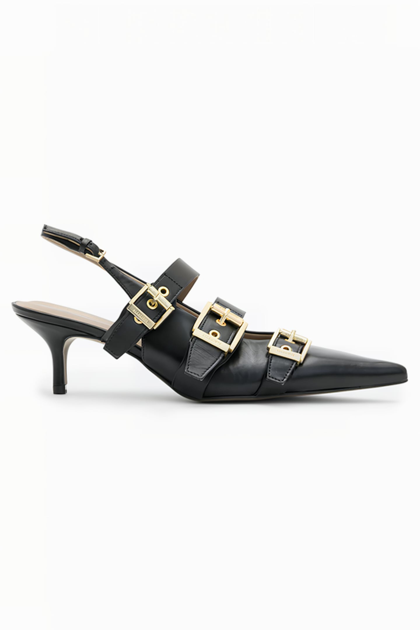 GRACE BUCKLE HEEL BLACK 1