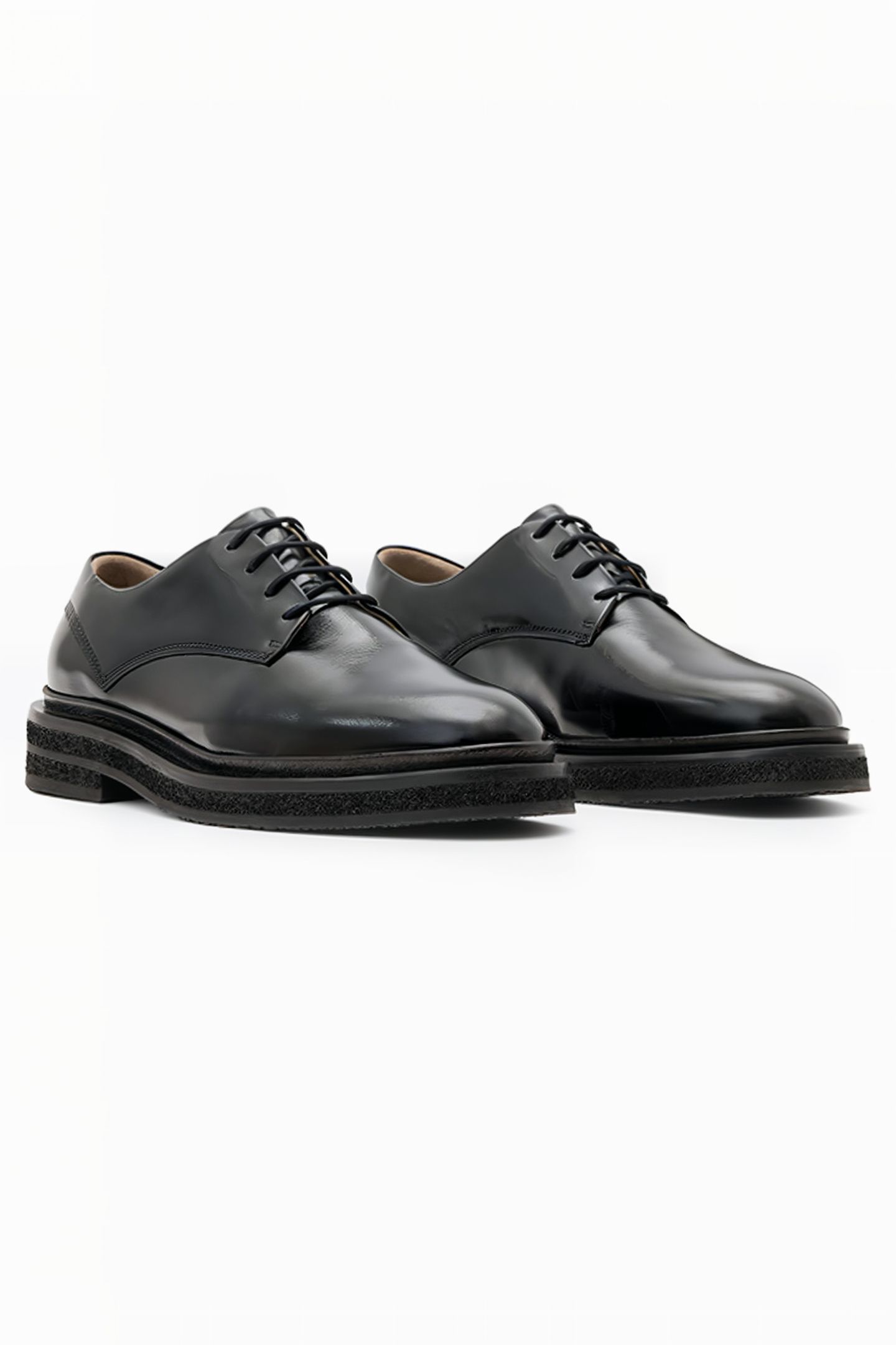 ESCHER LACE UP BLACK SHINE 3