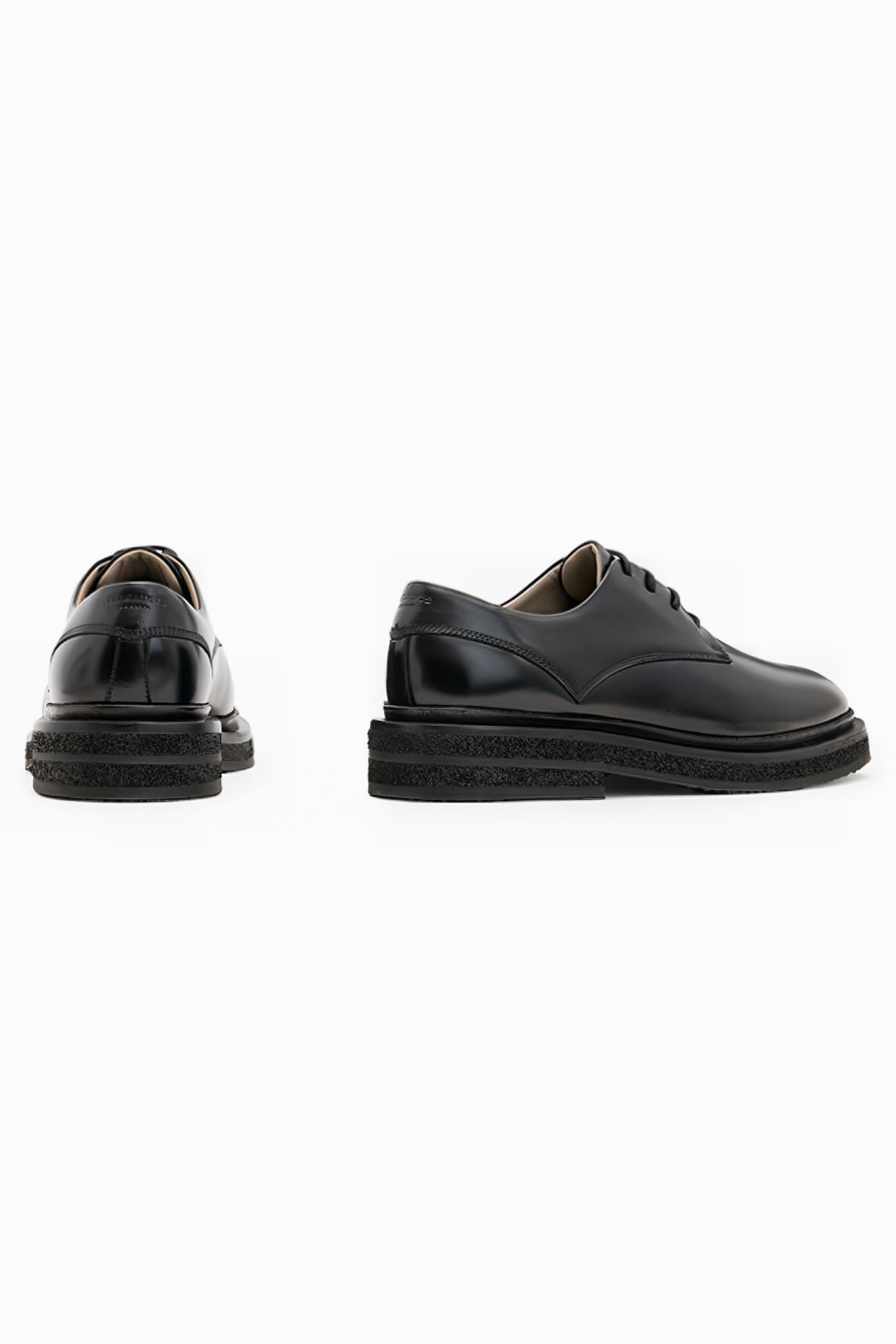ESCHER LACE UP BLACK SHINE 4