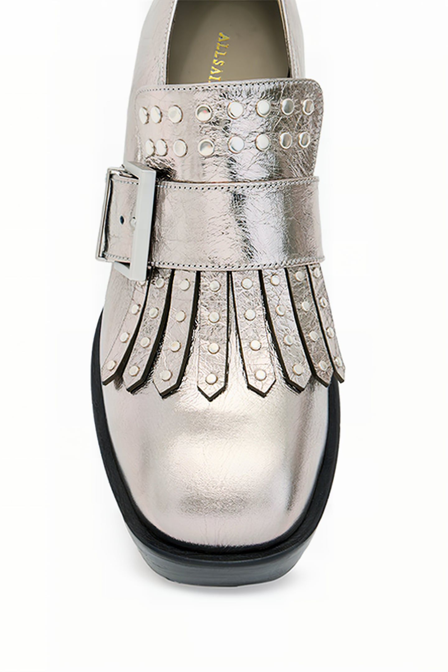 ZIA STUD LOAFER GUNMETAL GREY 6