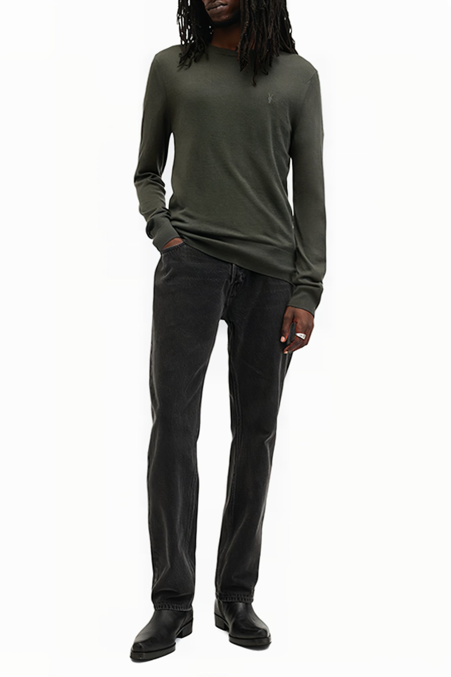 MODE MERINO CREW GRANGE GREEN 3