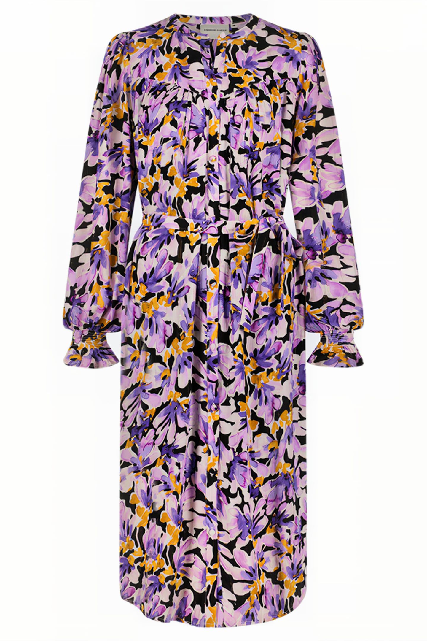 WILLOW DRESS COOKIE CARAMEL/GRAPE 3
