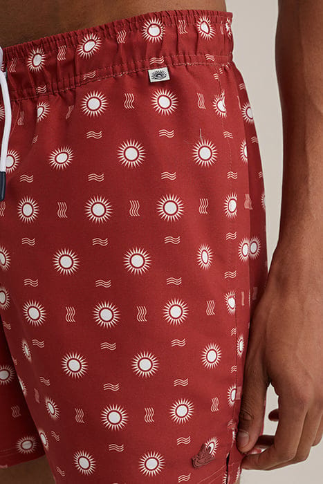 BEACH SHORT RUST BROWN 6