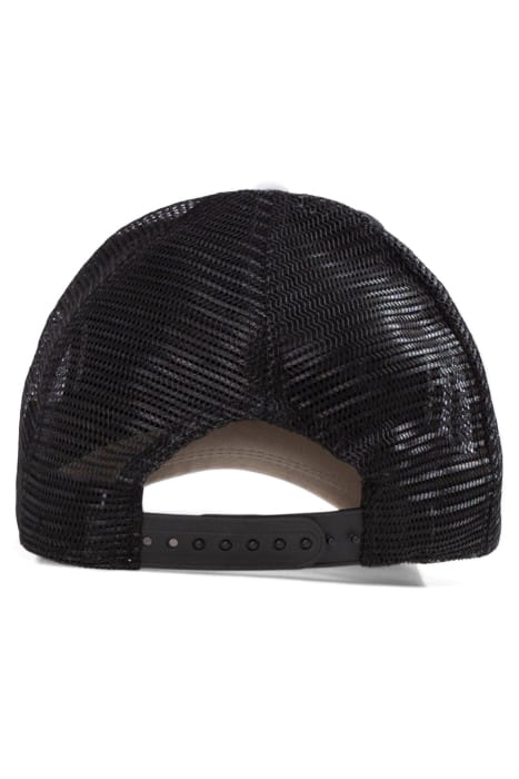 BOYS’ BEIGE, ECRU AND BLACK MESH CAP 3