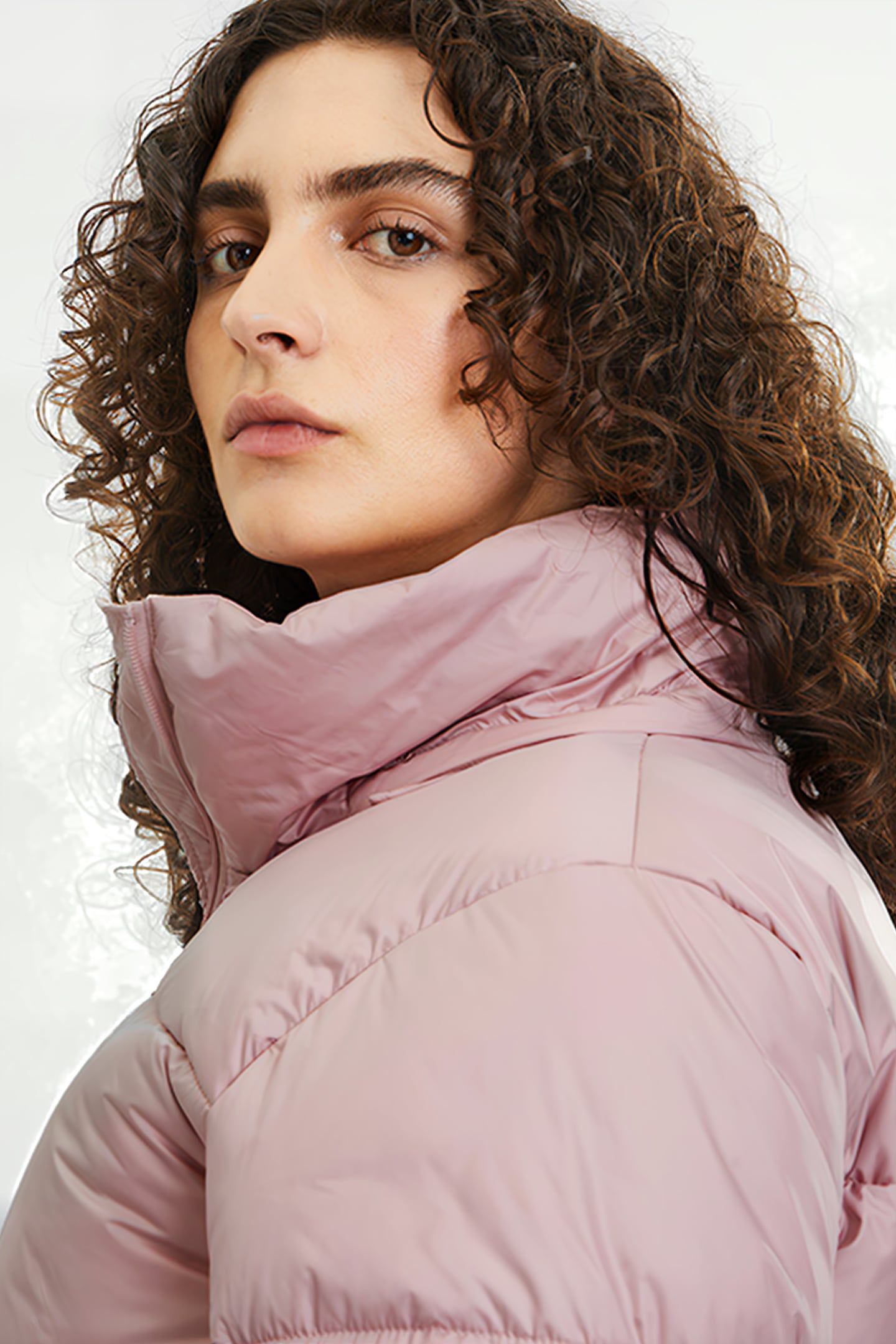 BUCHEN CROPPED PUFFER JACKET PALE MAUVE 7