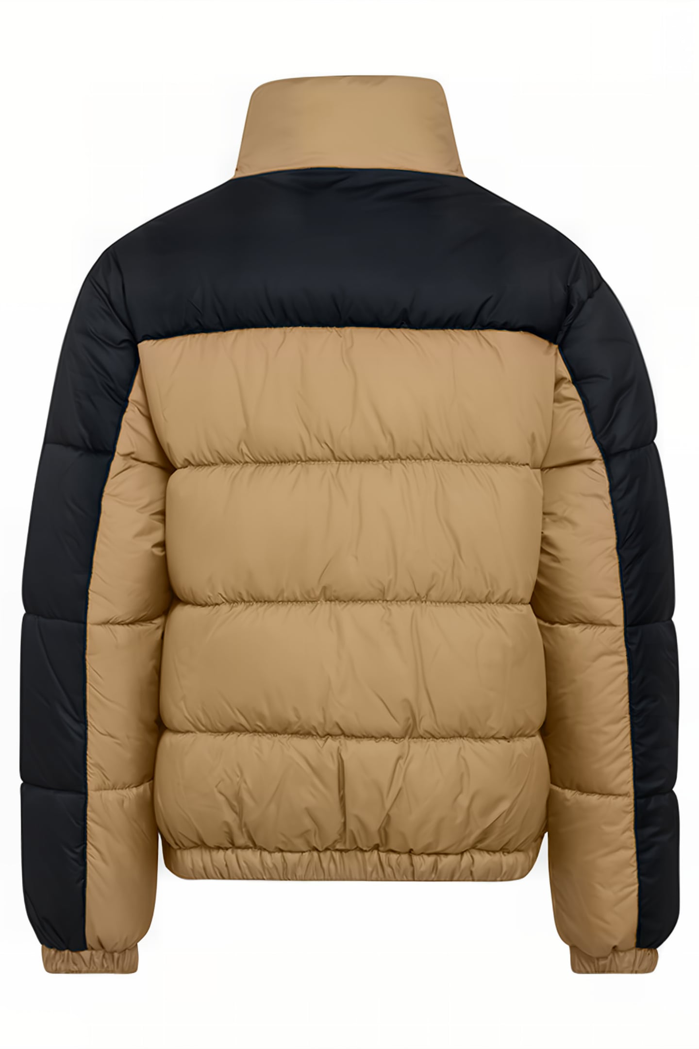 THALWENDEN BLOCKED PUFF JACKET ICED COFFEE-BLACK 2