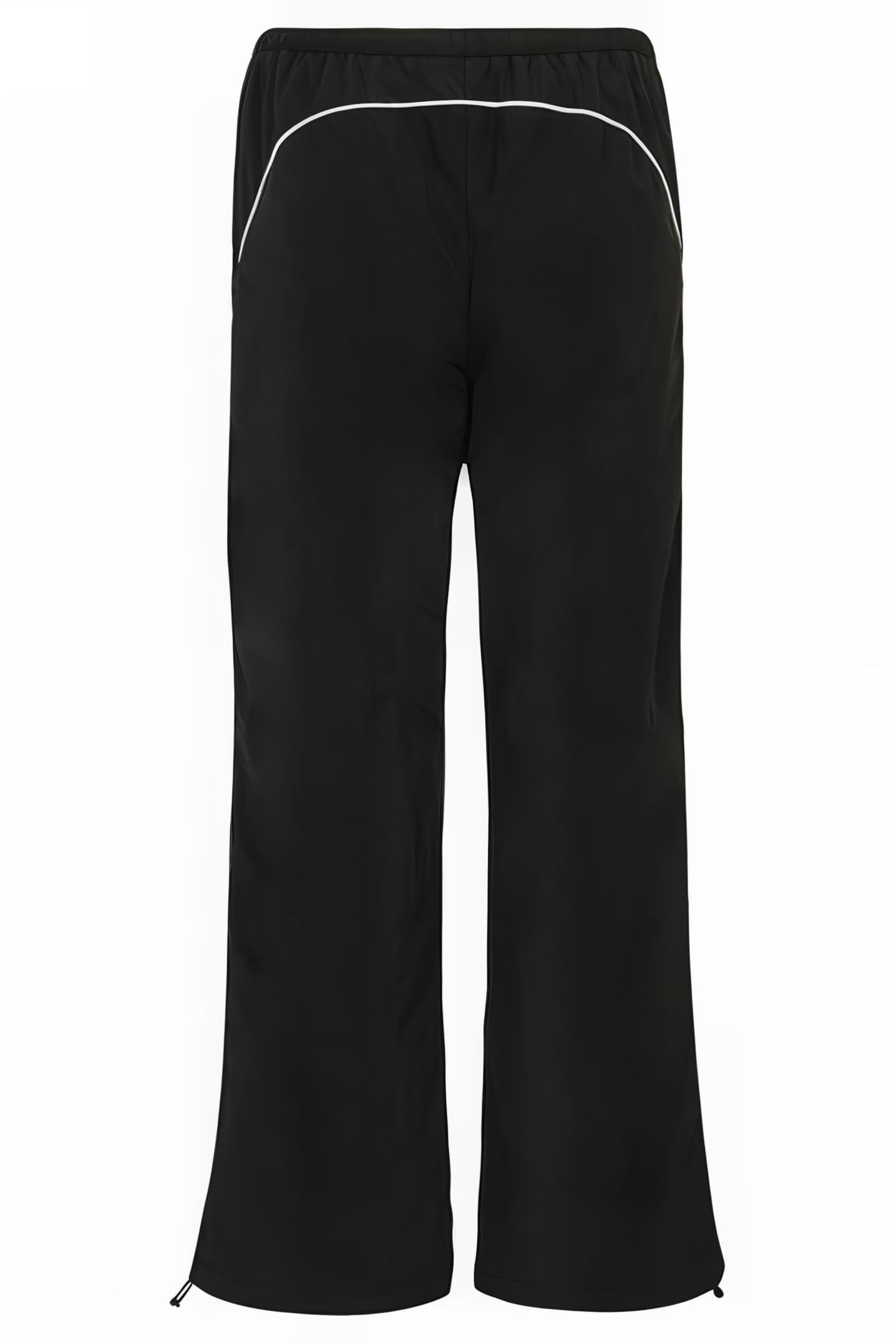 LAPLACE LOW WAIST OVERSIZED TRACK PANTS BLACK 5