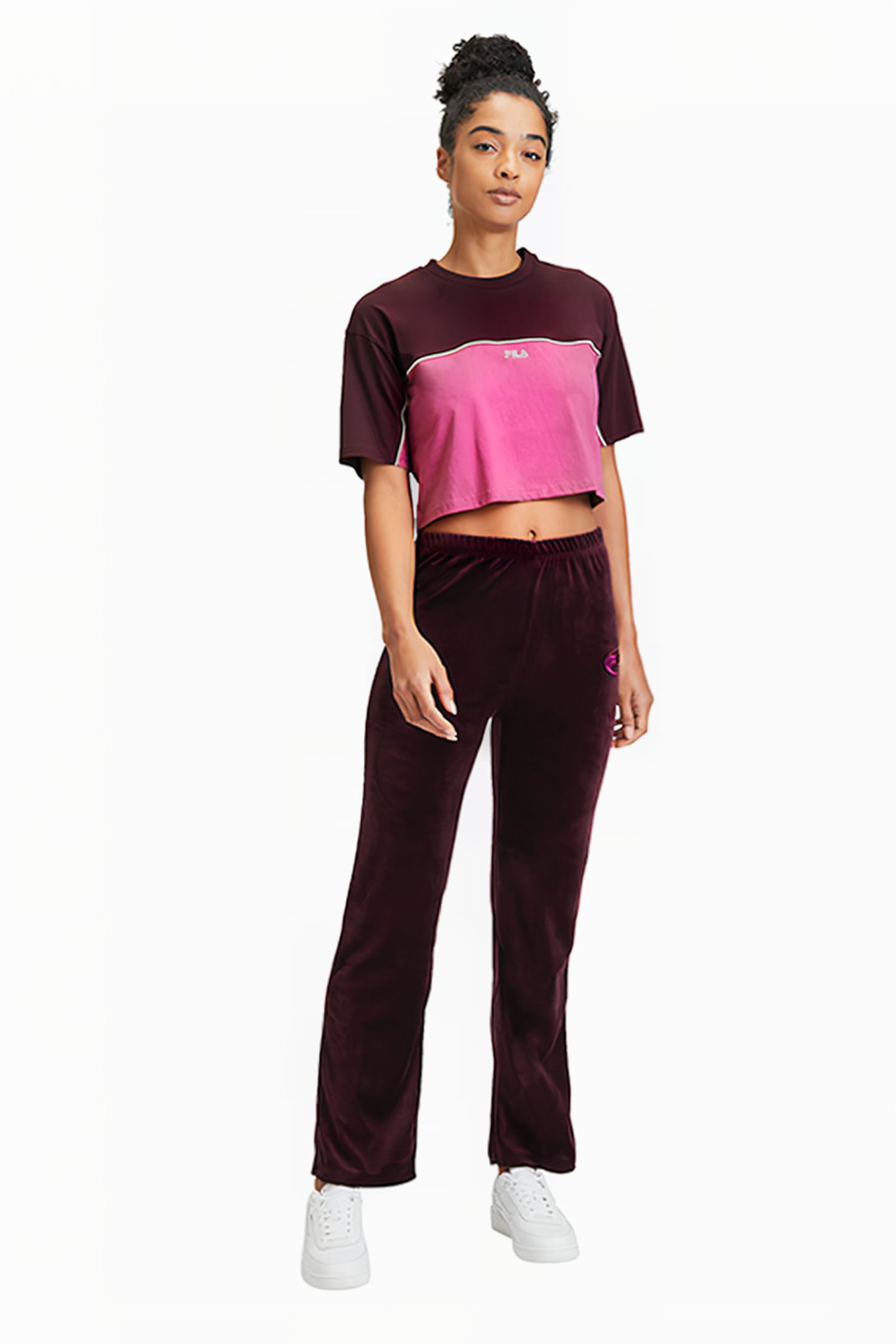 LOOBU BLOCKED TEE WINETASTING-RED VIOLET 3