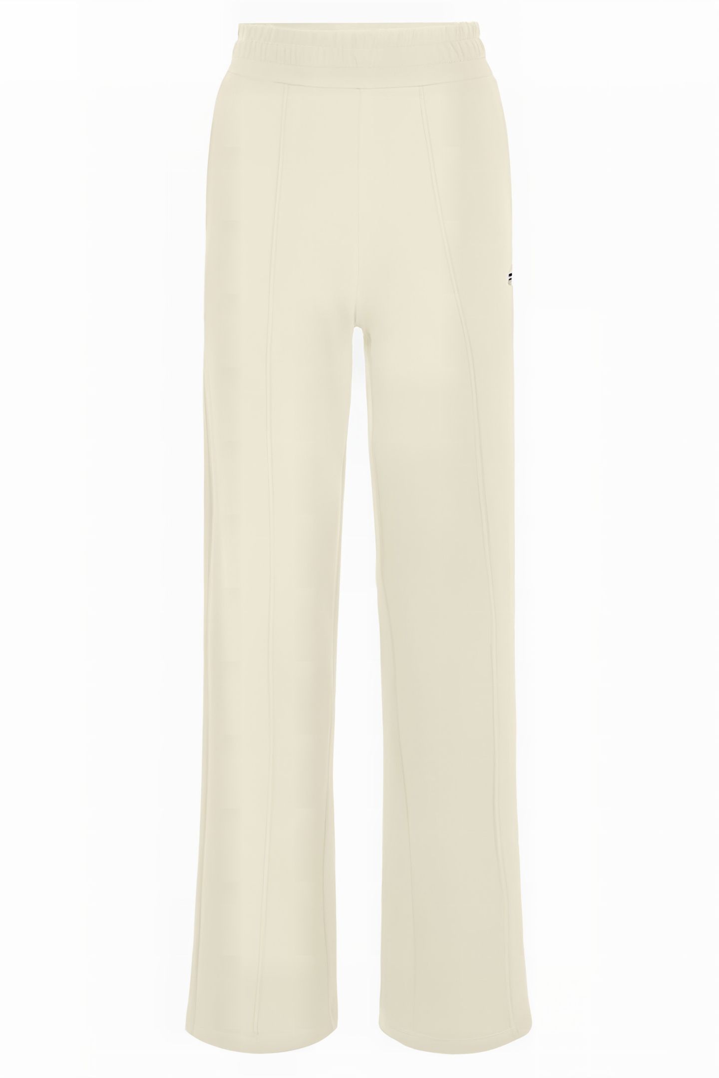 LAUKA WIDE TRACK PANTS ANTIQUE WHITE 1