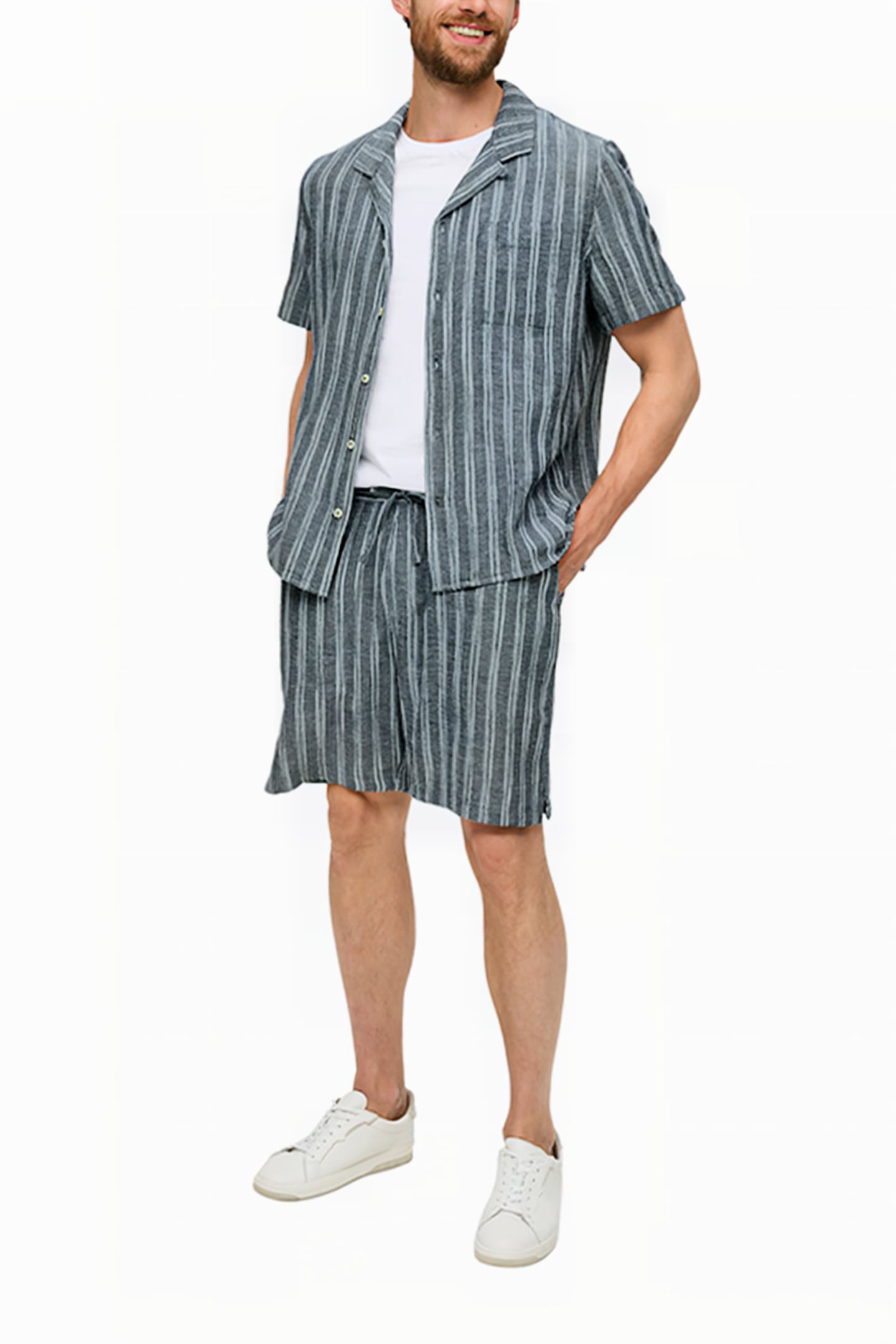 S.OLIVER SHIRTS MARINE-BLUE 3