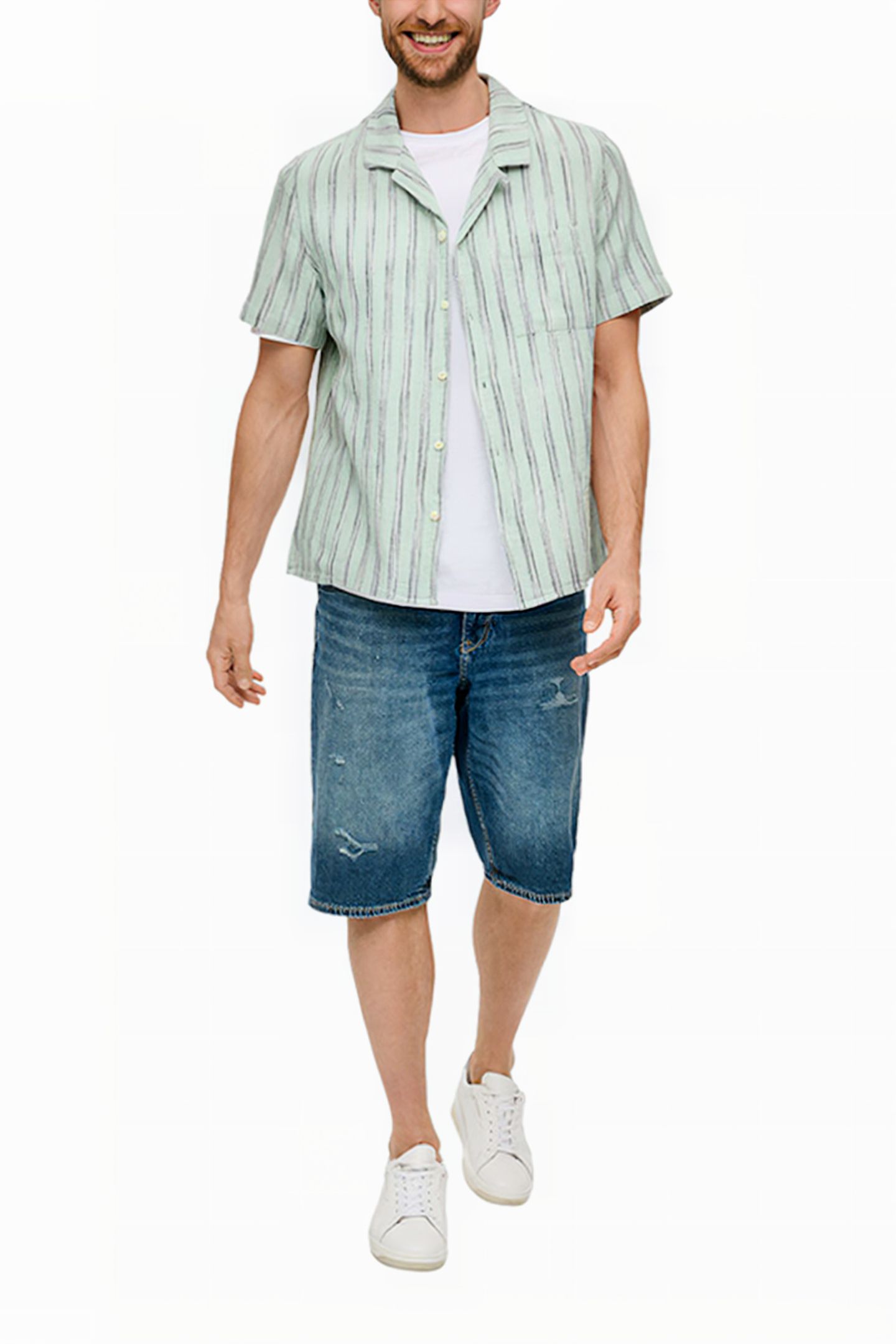 S.OLIVER SHIRTS GREEN-LIGHT 3