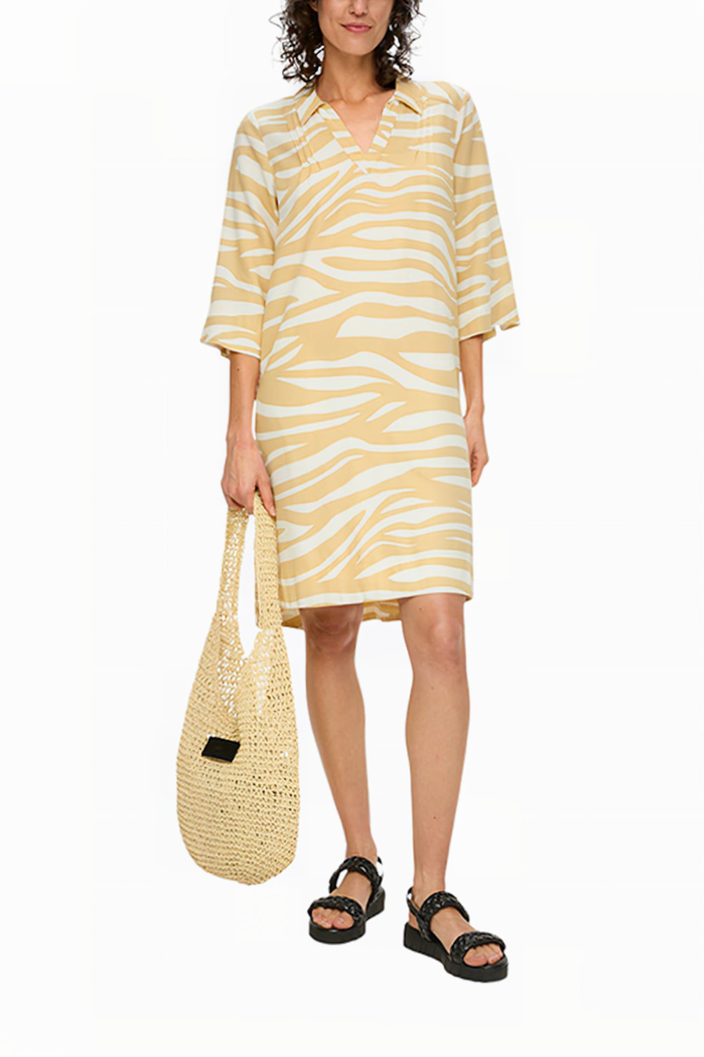 S.OLIVER DRESSES BEIGE 4