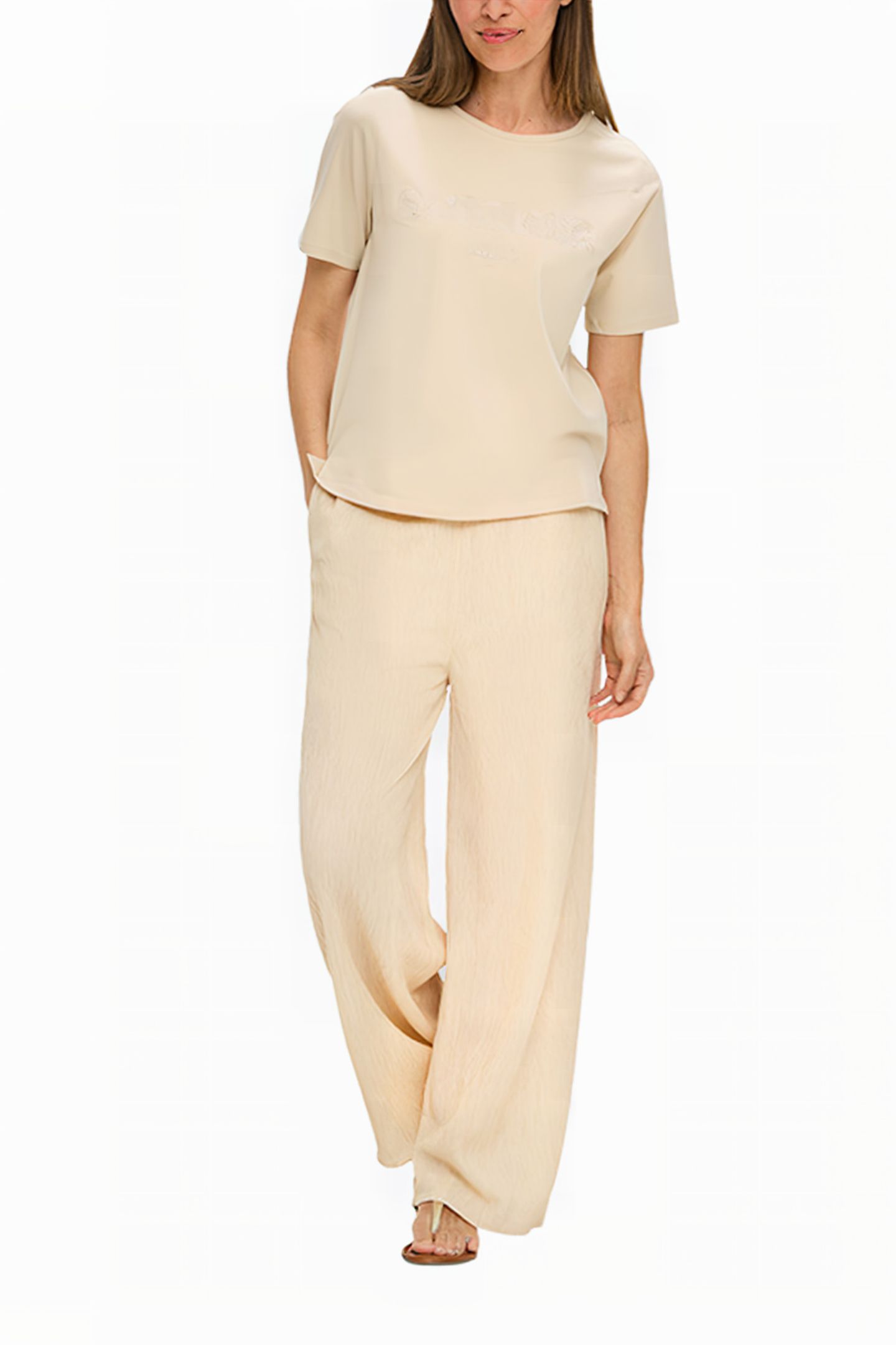 S.OLIVER T-SHIRTS BEIGE 1