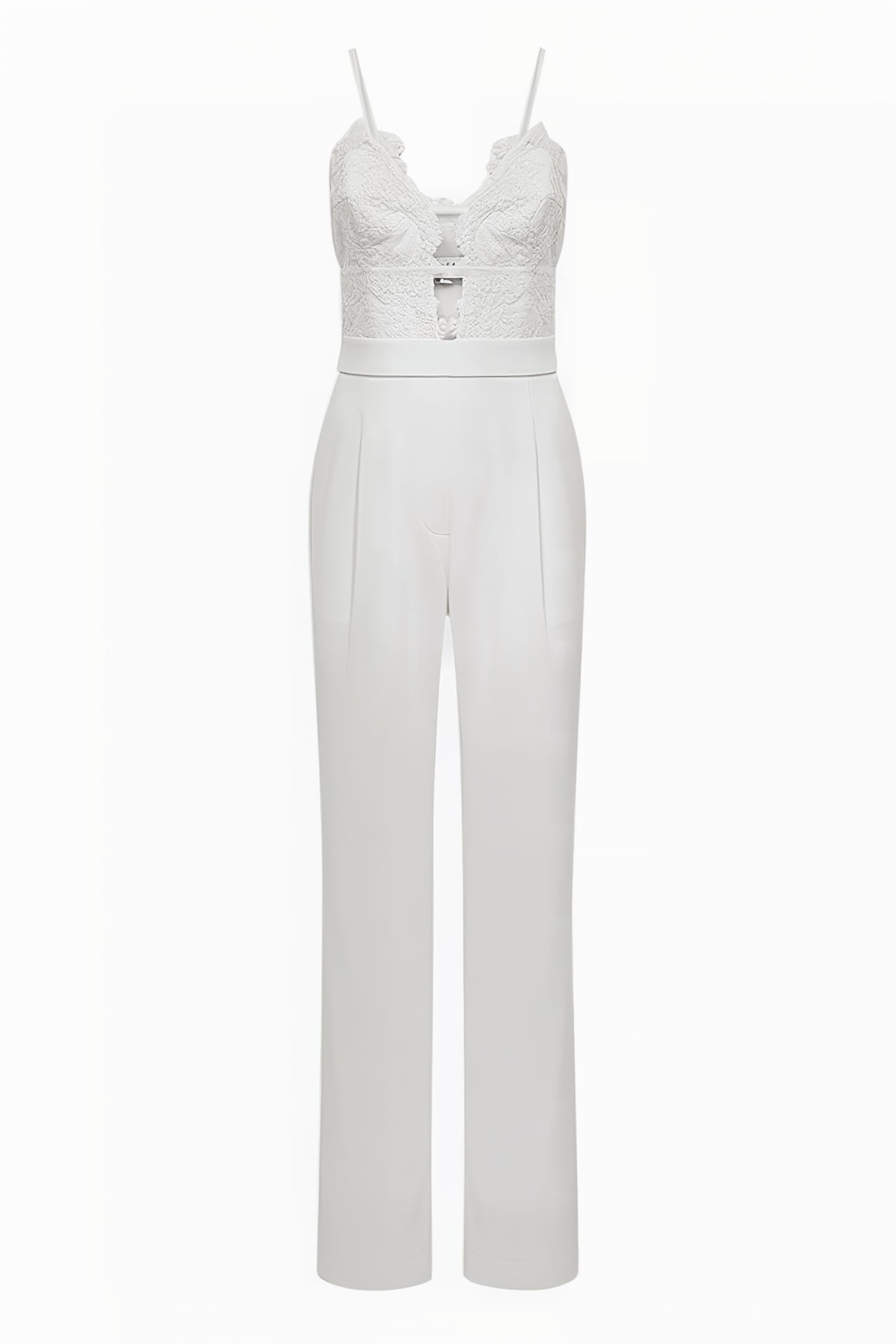 CORA-LACE TOP JUMPSUIT IVORY 5