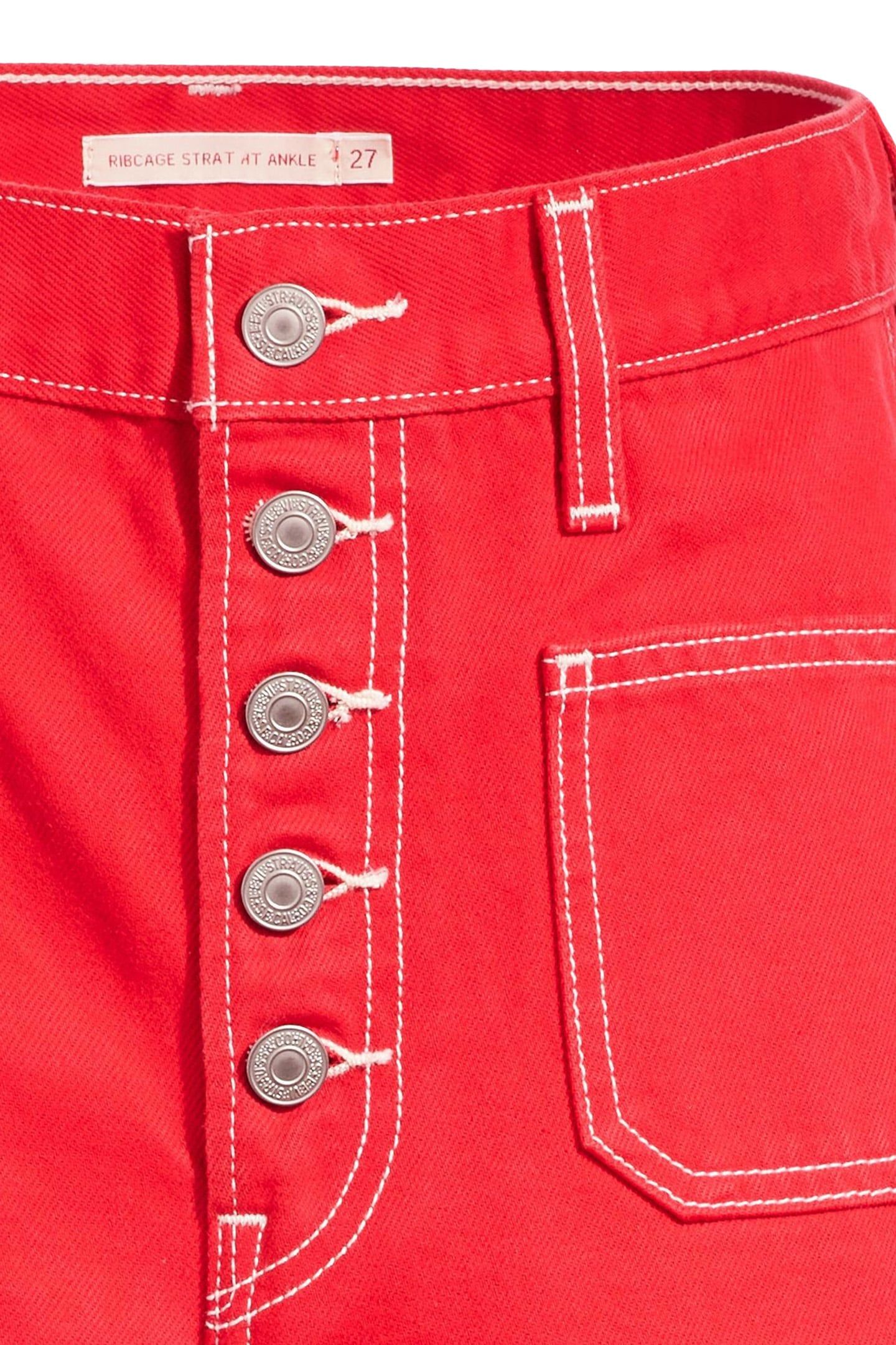 RIBCAGE STRAIGHT PATCH POCKET JEANS 7