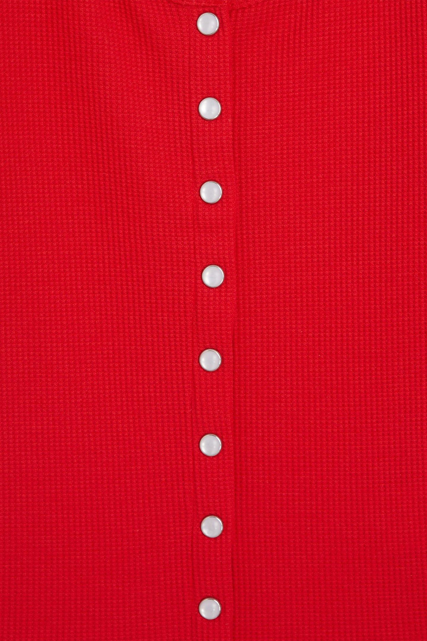DRY GOODS WAFFLE BUTTON-UP TOP 8