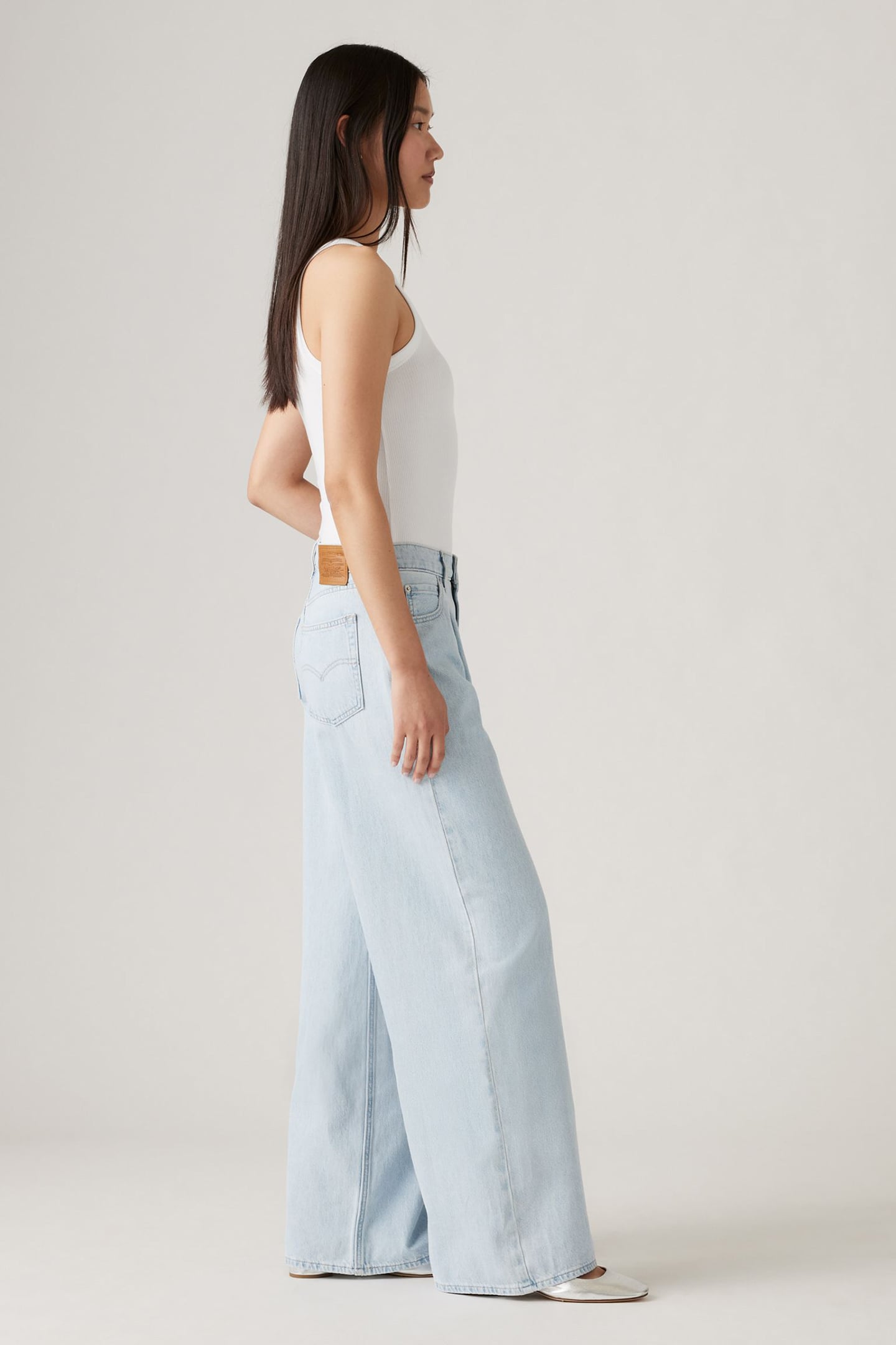 BAGGY DAD WIDE LEG LIGHTWEIGHT JEANS 6