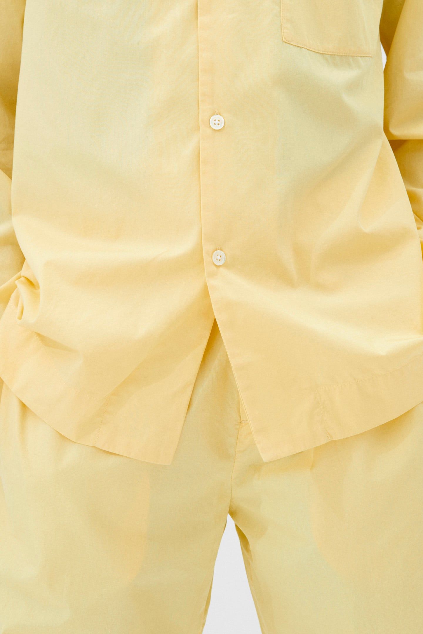UNISEX POPLIN, PYJAMAS SHIRT LEMONADE 3