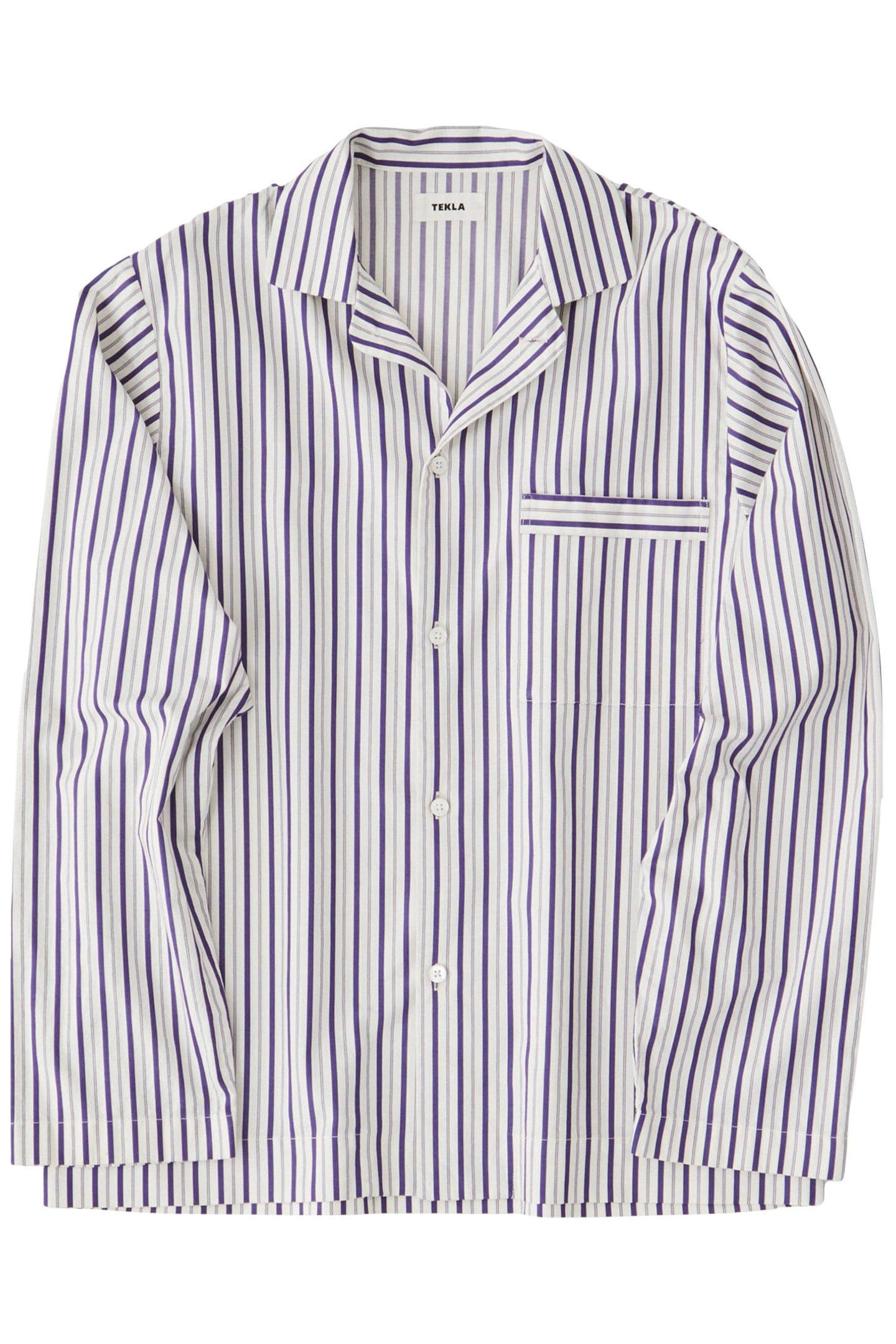 UNISEX POPLIN, PYJAMAS SHIRT LIDO STRIPES | Online Outlet | Otrium