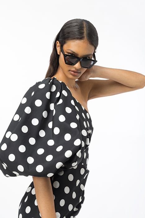 CEDRO DRESS BLACK/WHITE 4
