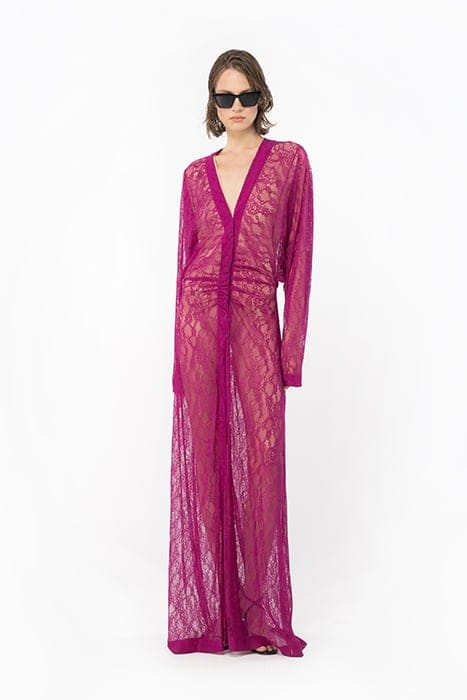 POSITRONE DRESS BOUGAINVILLEA PURPLE 1