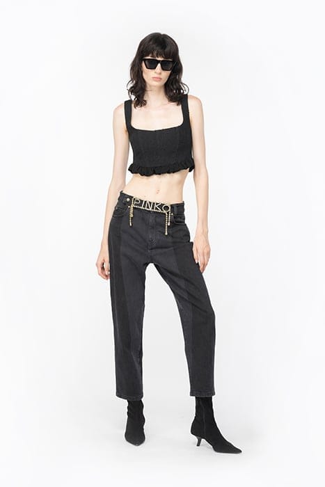 TOPOGIGIO TANK TOP BLACK 1