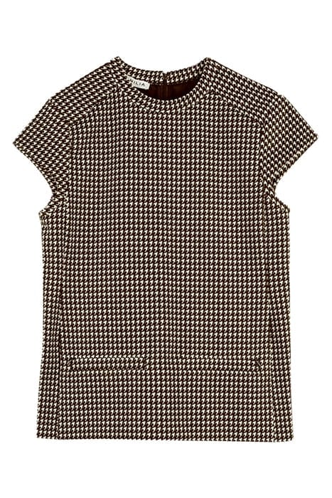 TOP PIED DE POULE COUTURE WENGÉ 6